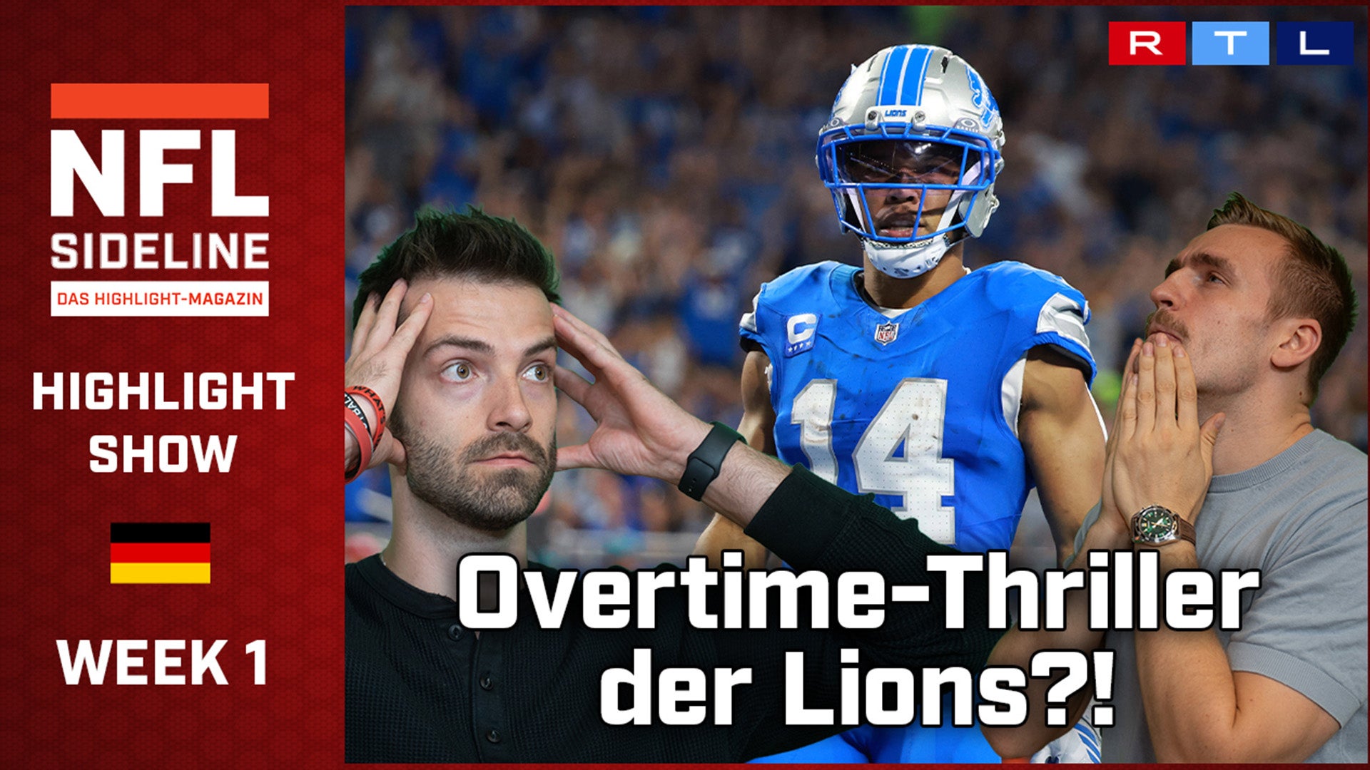 WEEK 1: Overtime-Thriller bei den Lions