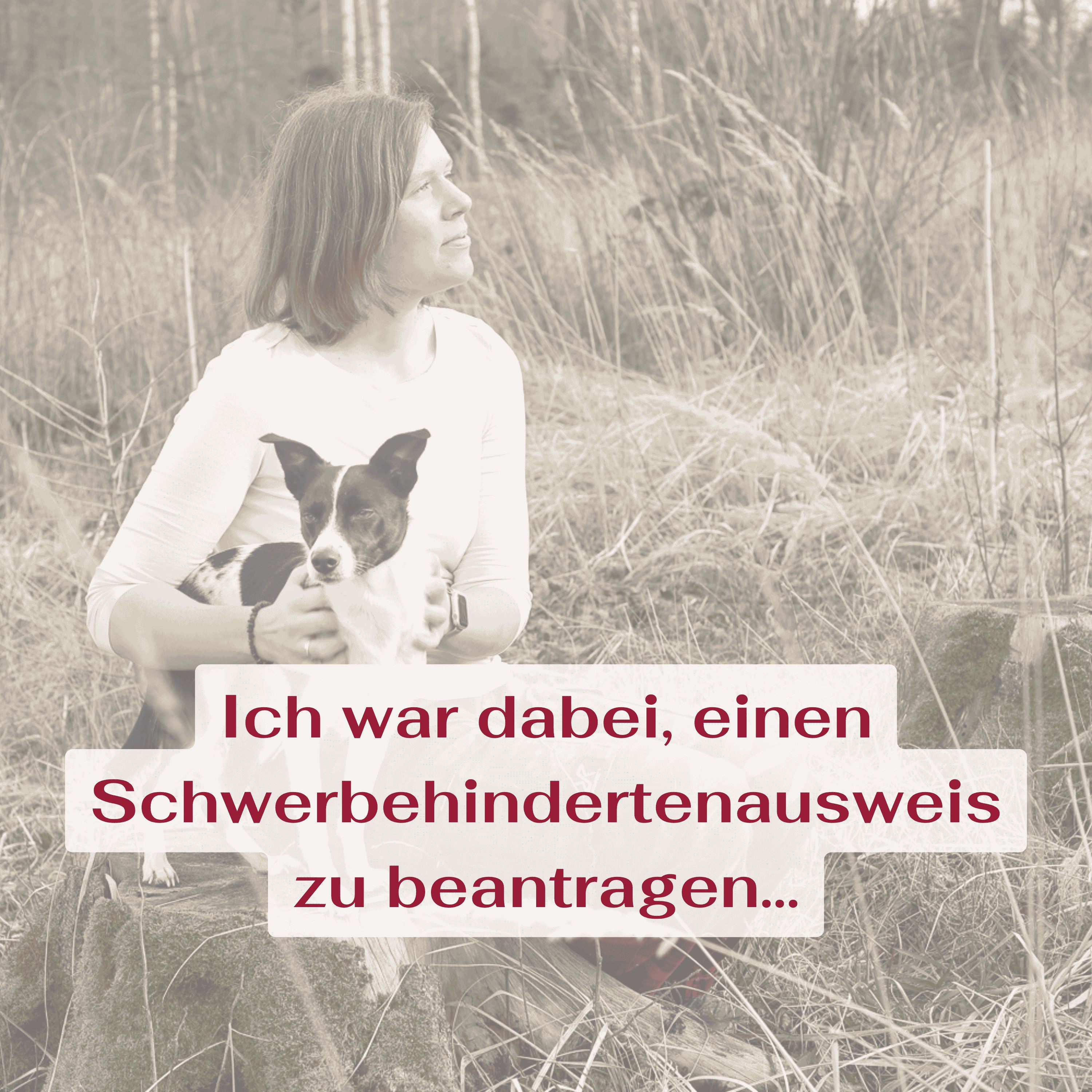 Ich war dabei, einen Schwerbehindertenausweis zu beantragen.