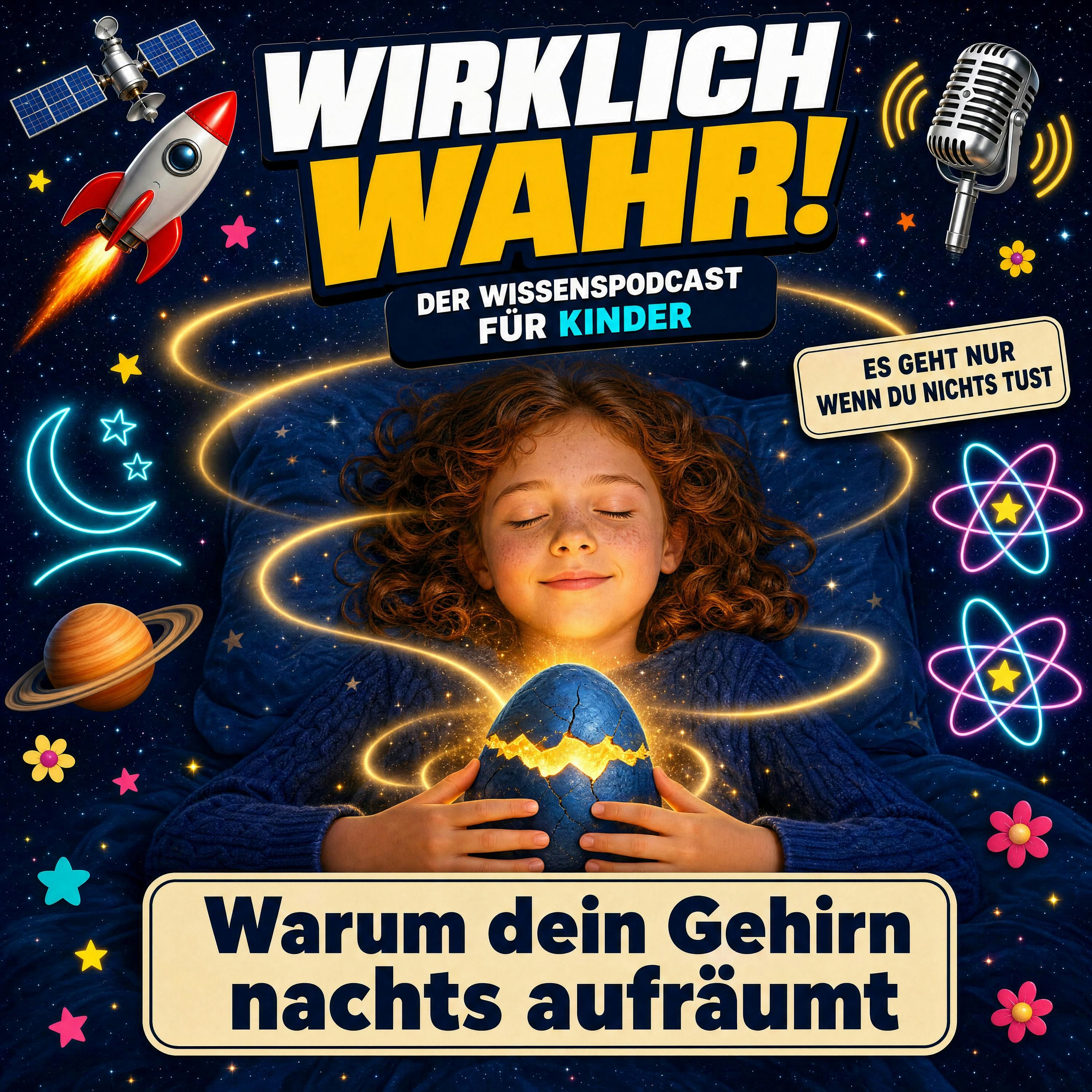 Was ist da los? Warum dein Gehirn nachts aufräumt