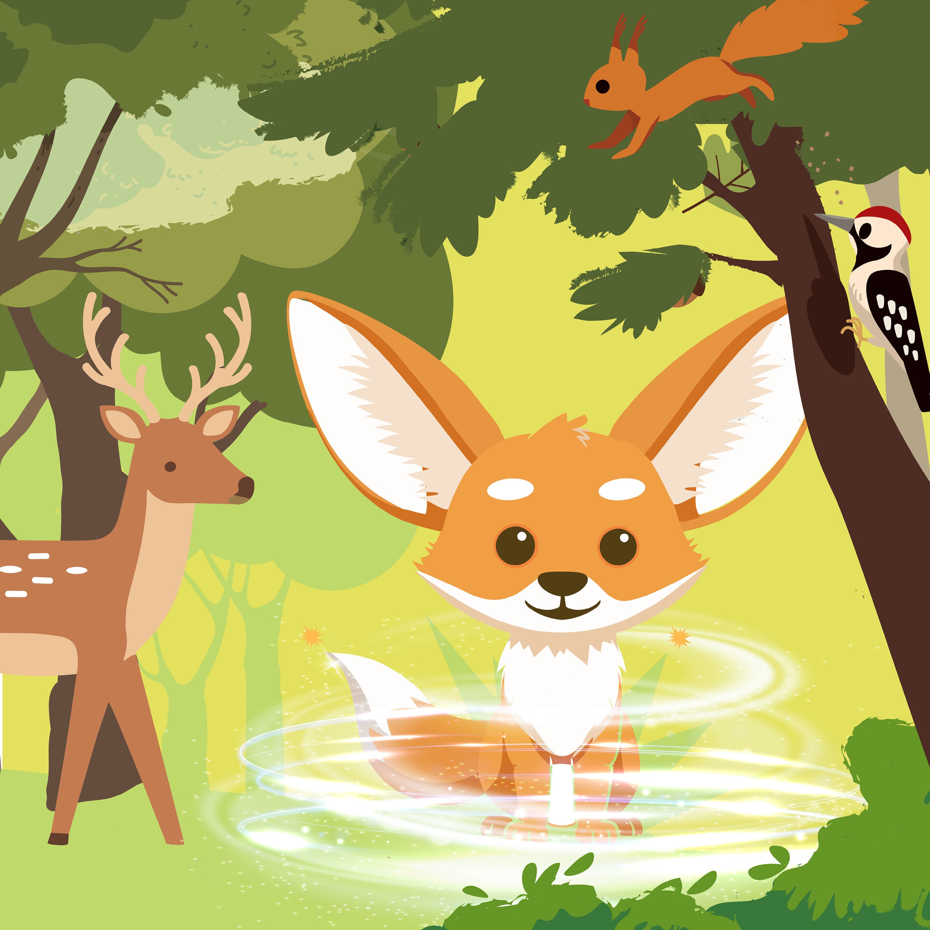 Mucks Wüstenfuchs: Bei den Tieren im Wald (3/5)