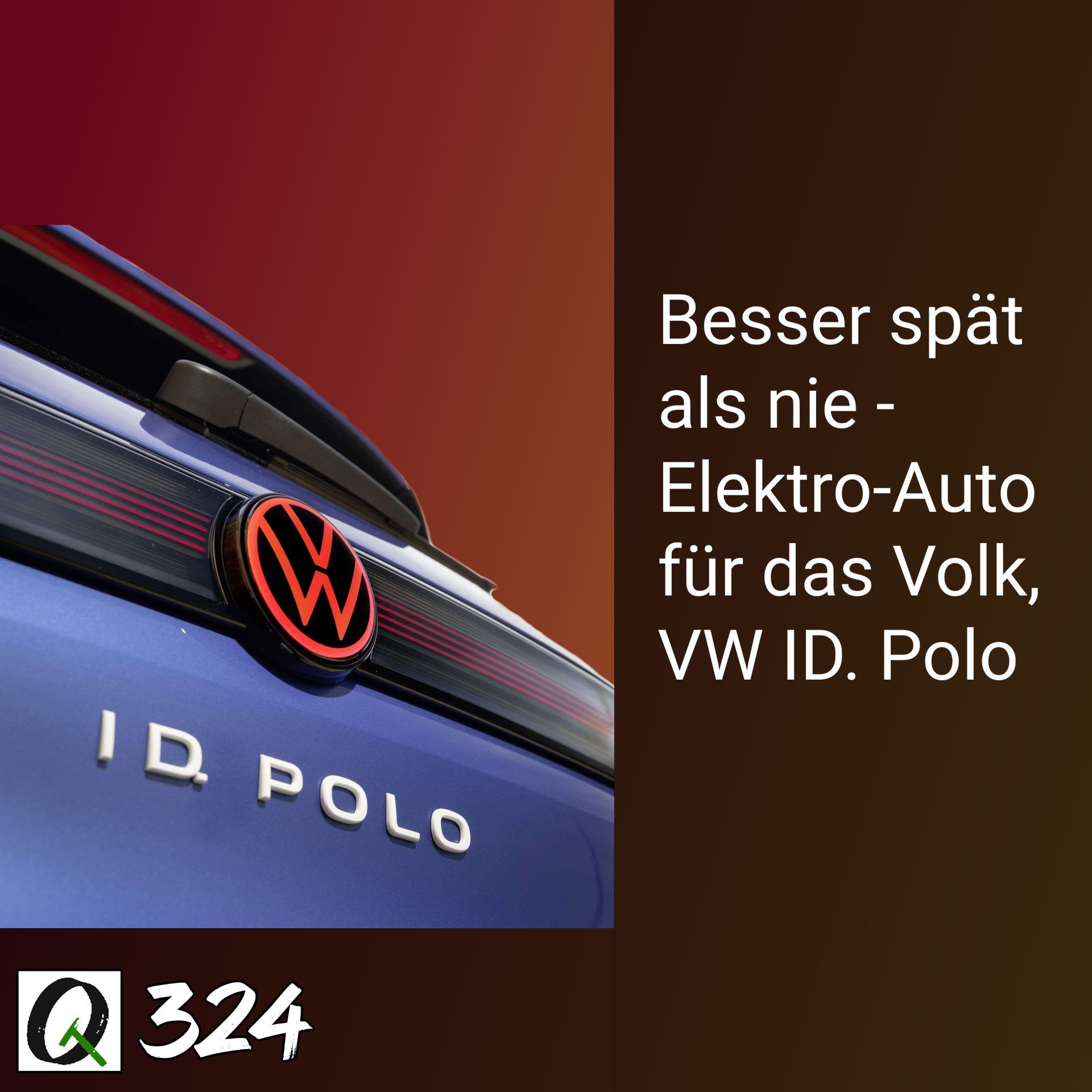 TQ324: VW ID.Polo – Zwei Jahre zu spät, dennoch überzeugend; VW ID.Every1 heißt jetzt ID.Up und kommt 2027; Midea schließt offenes Bluetooth bei PortaSplit; S.T.A.L.K.E.R. 2 (an-)gespielt – Rollenspiel im Shooter-Gewand