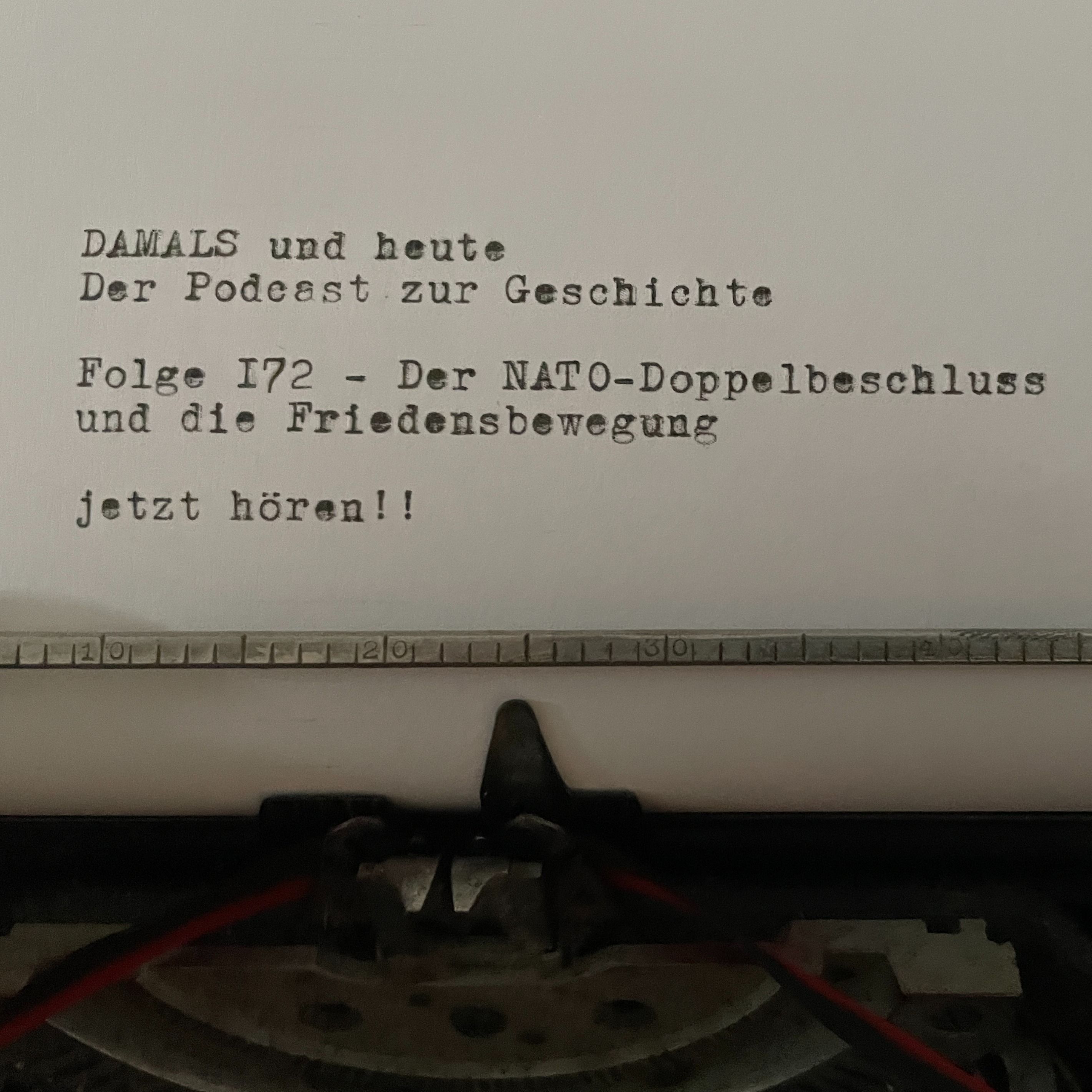 Folge 172 - Der NATO-Doppelbeschluss und die Friedensbewegung
