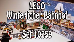Test LEGO Winterlicher Bahnhof (Creator Set 10259)