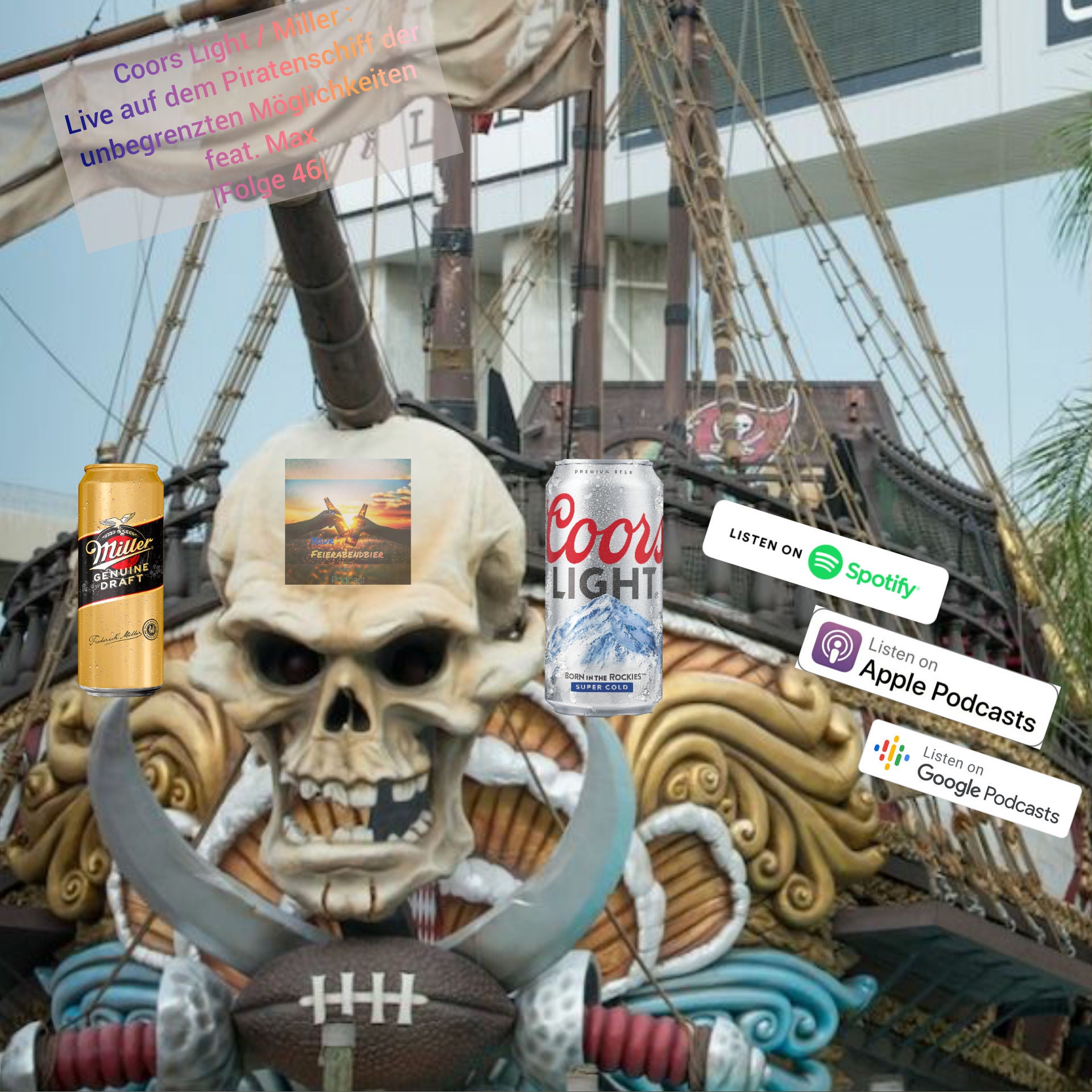 Coors Light/ Miller: Live auf dem Piratenschiff der unbegrenzten Möglichkeiten feat. Max |Folge 46|