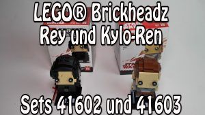 LEGO Rey und Kylo-Ren (BrickHeadz Star Wars Sets 41602 und 41603)