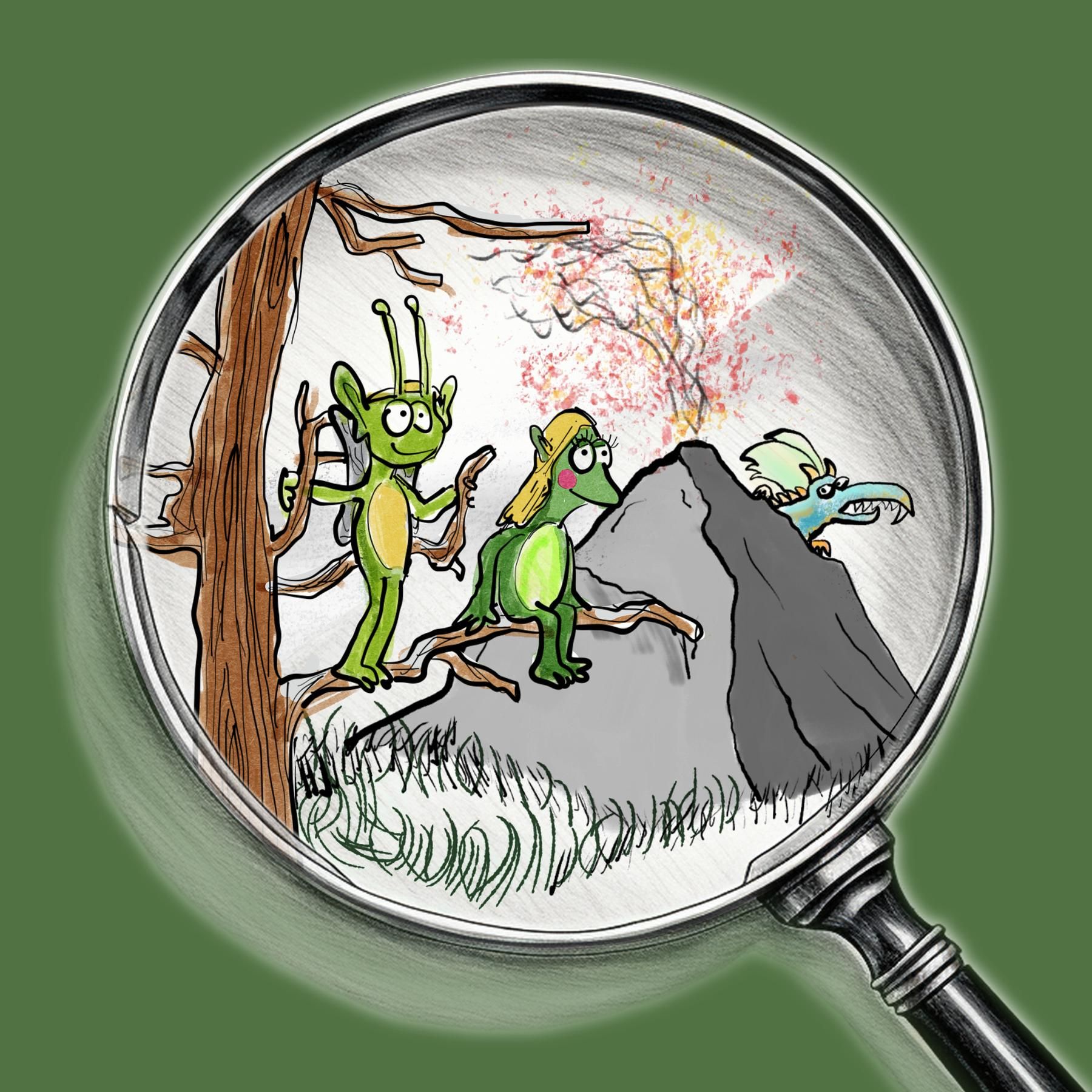 Elfenzauber: der Berg des Drachen