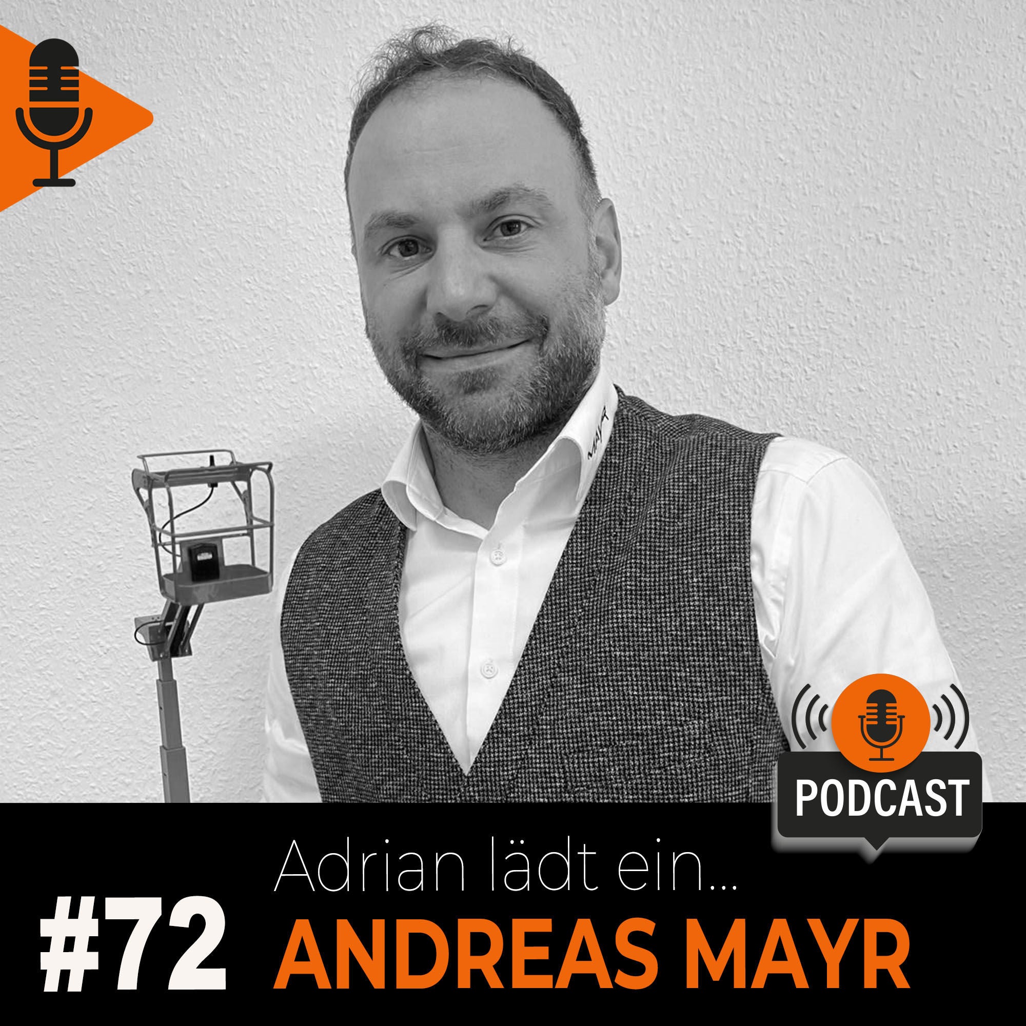... Andreas Mayr, mittwochs Sekt-Orange im Golfclub & ohne Sprit in 25 Metern Höhe