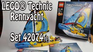 Test LEGO Technic Rennyacht (Set 42074)