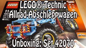 Unboxing: LEGO Allrad-Abschleppwagen (Technic Set 42070)
