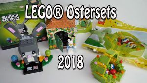 LEGO Ostersets 2018: Brickheadz Bunny (40271) und Osterhasen Hütte (5005249)