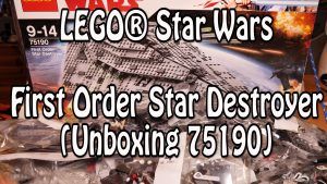 LEGO First Order Star Destroyer (Unboxing Star Wars Set 75190)