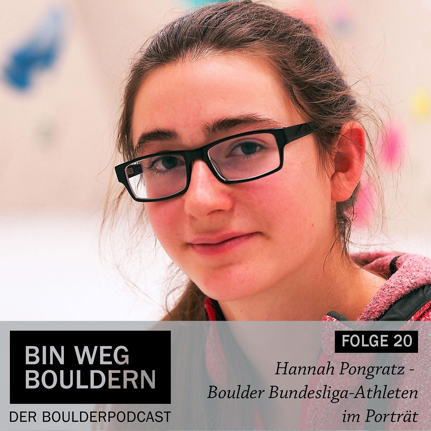 Hannah Pongratz - Boulder Bundesliga-Athleten im Porträt