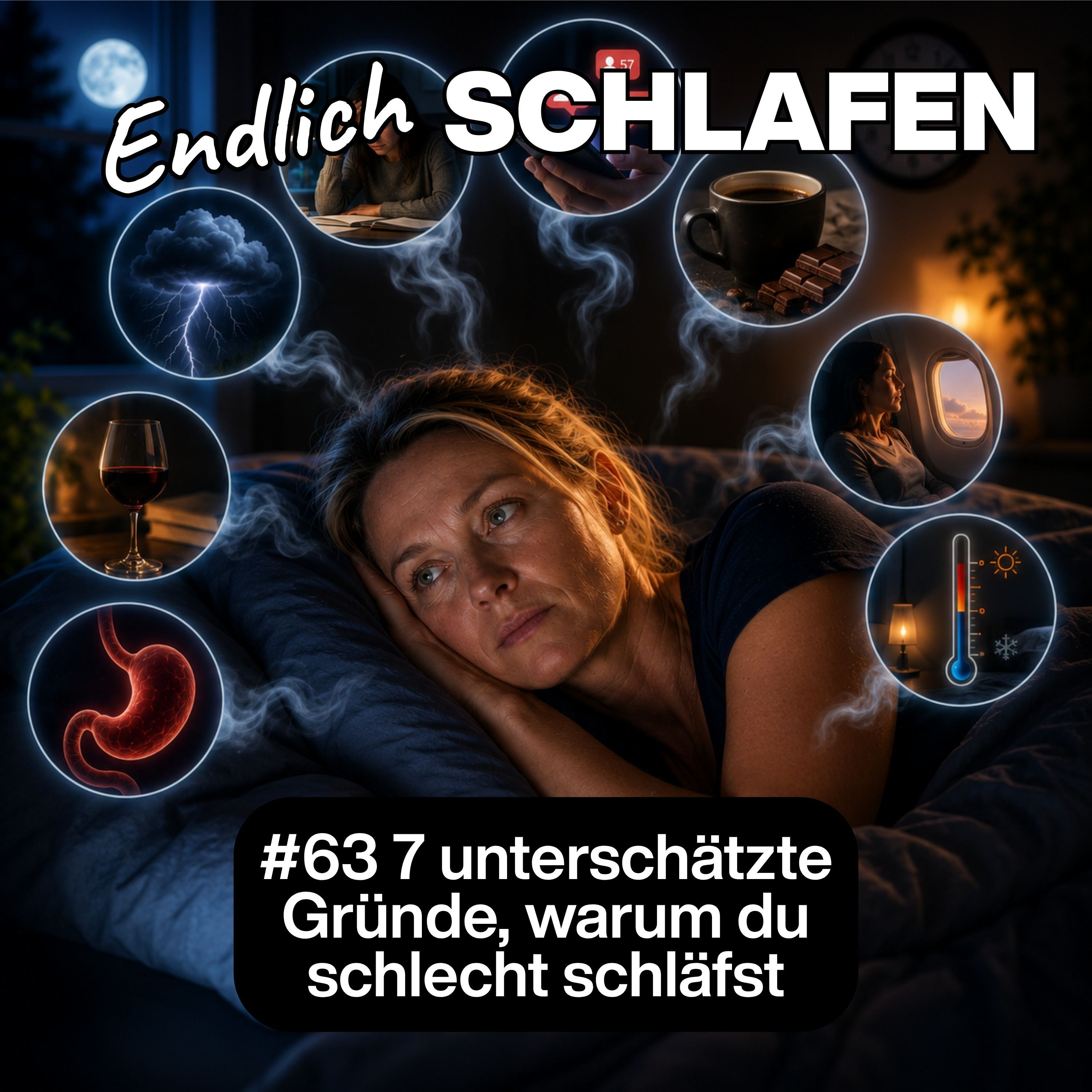 7 unterschätzte Gründe, warum du schlecht schläfst