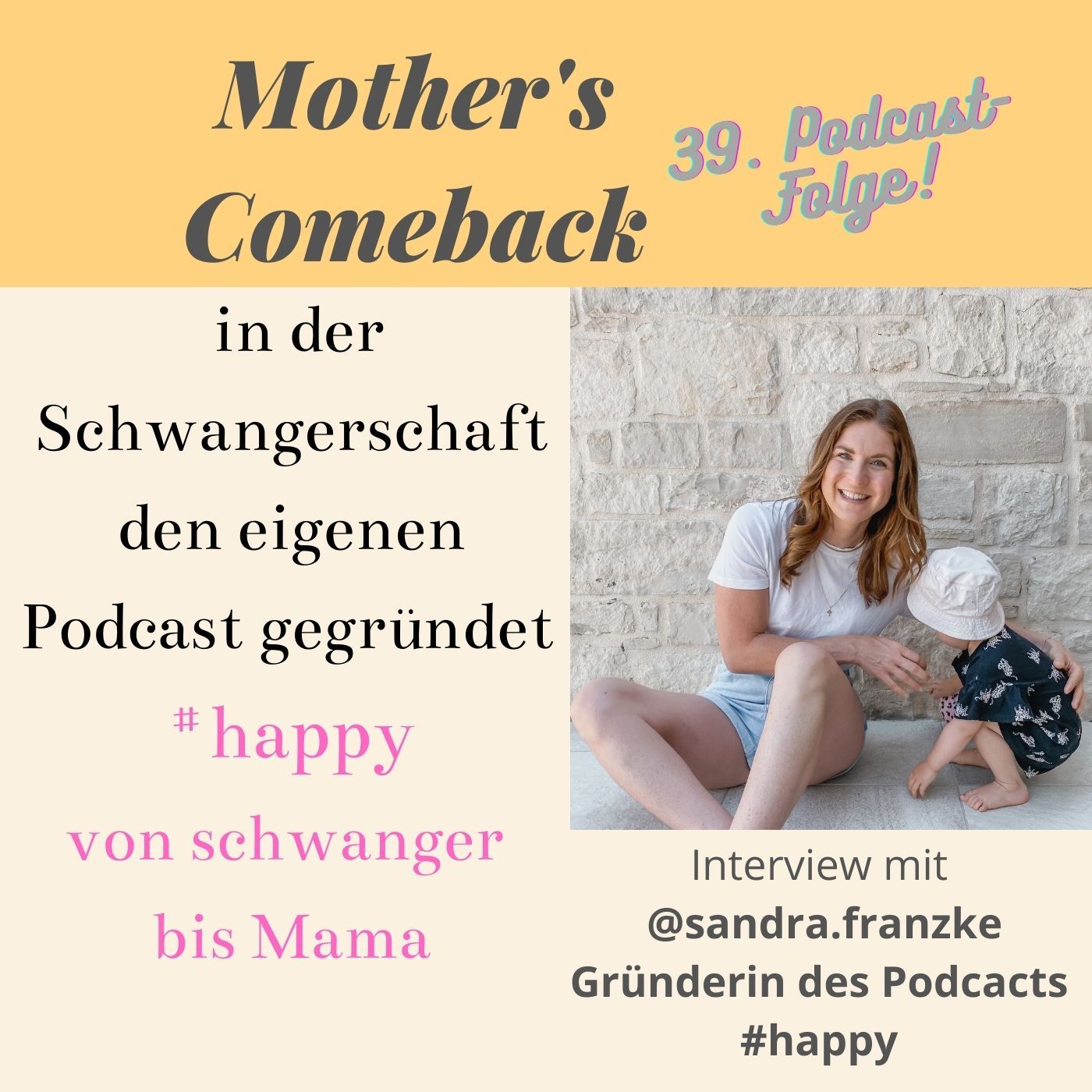 In der Schwangerschaft den eigenen Podcast gegründet #happy von schwanger bis Mama