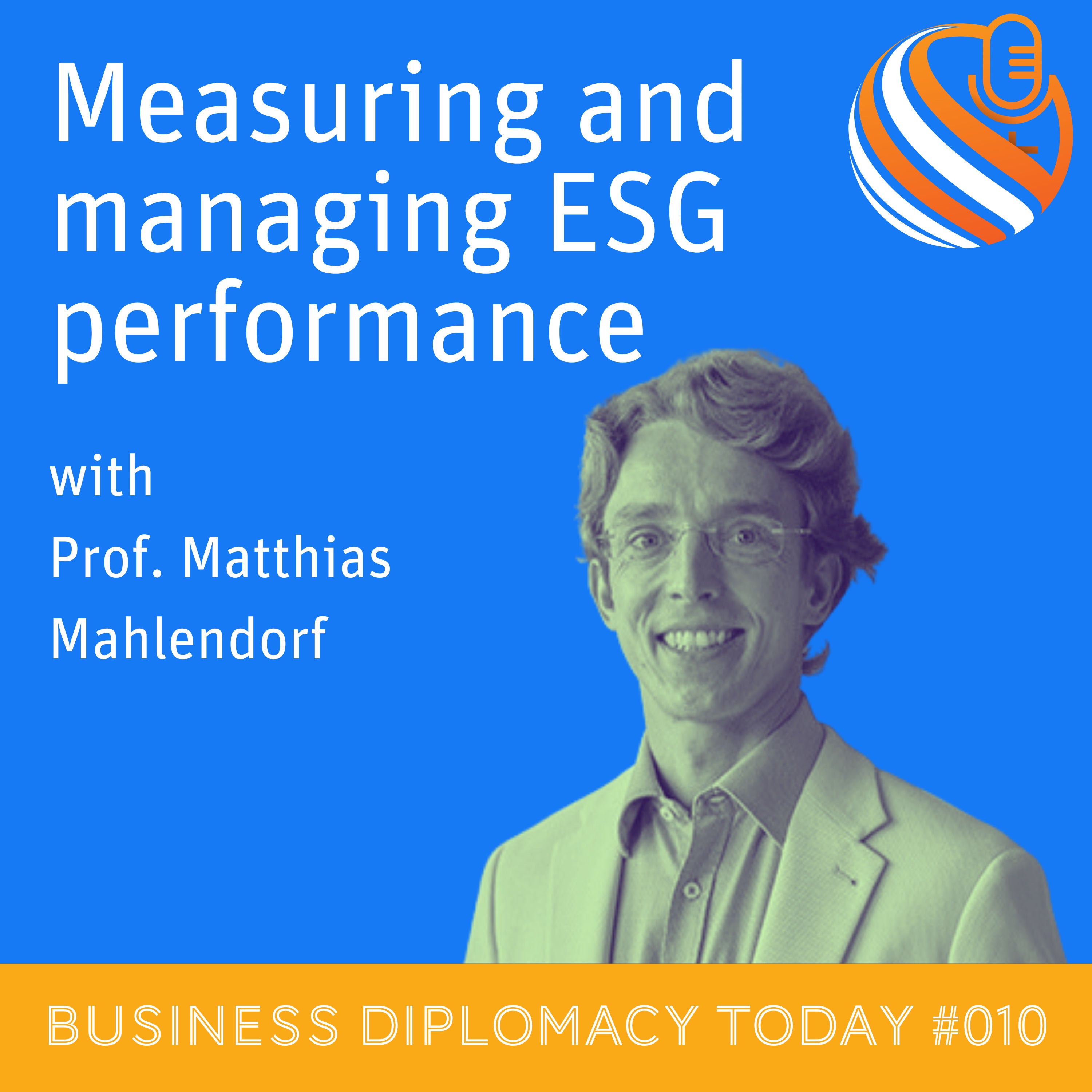 Measuring and managing ESG performance