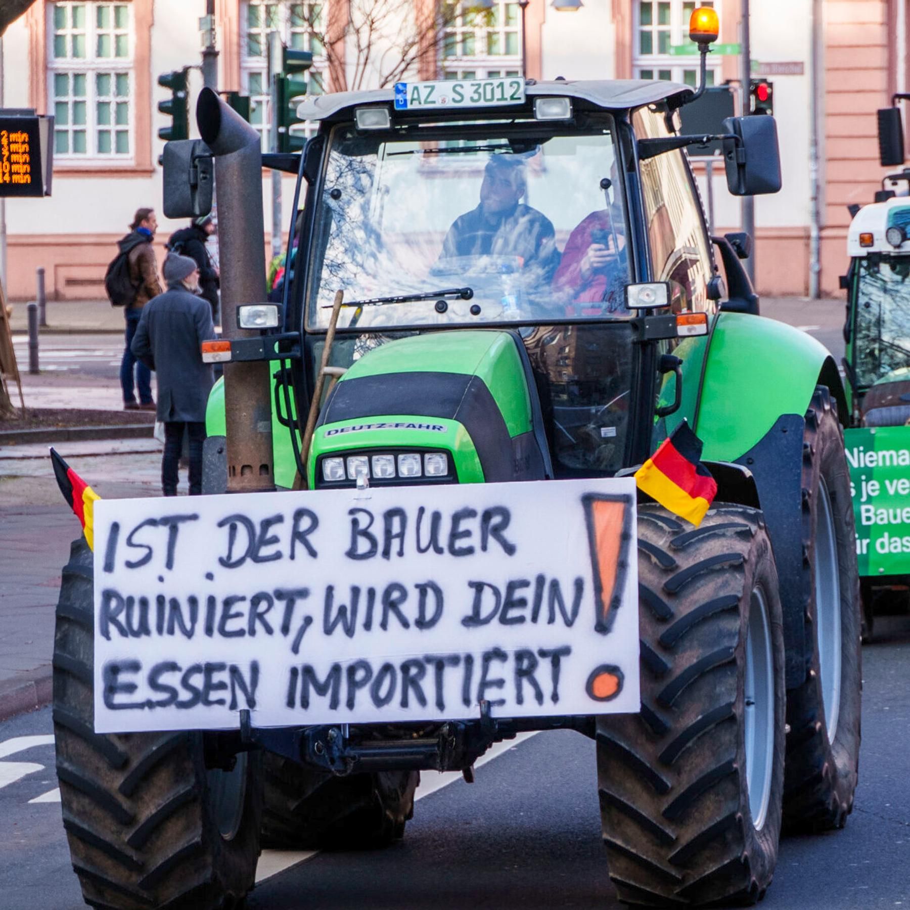 Bauernproteste in München