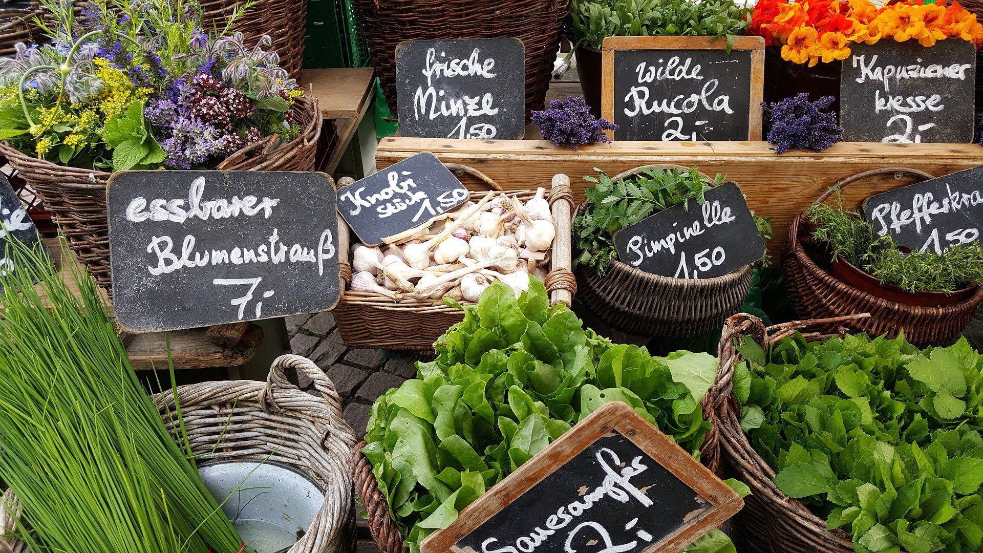 Veganer Wochenmarkt in Berlin