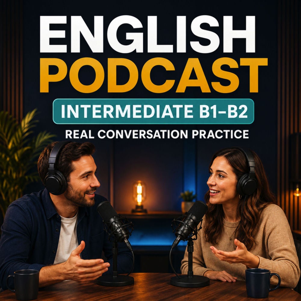 English Podcast for Intermediate (B1–B2) | Real Conversation Practice