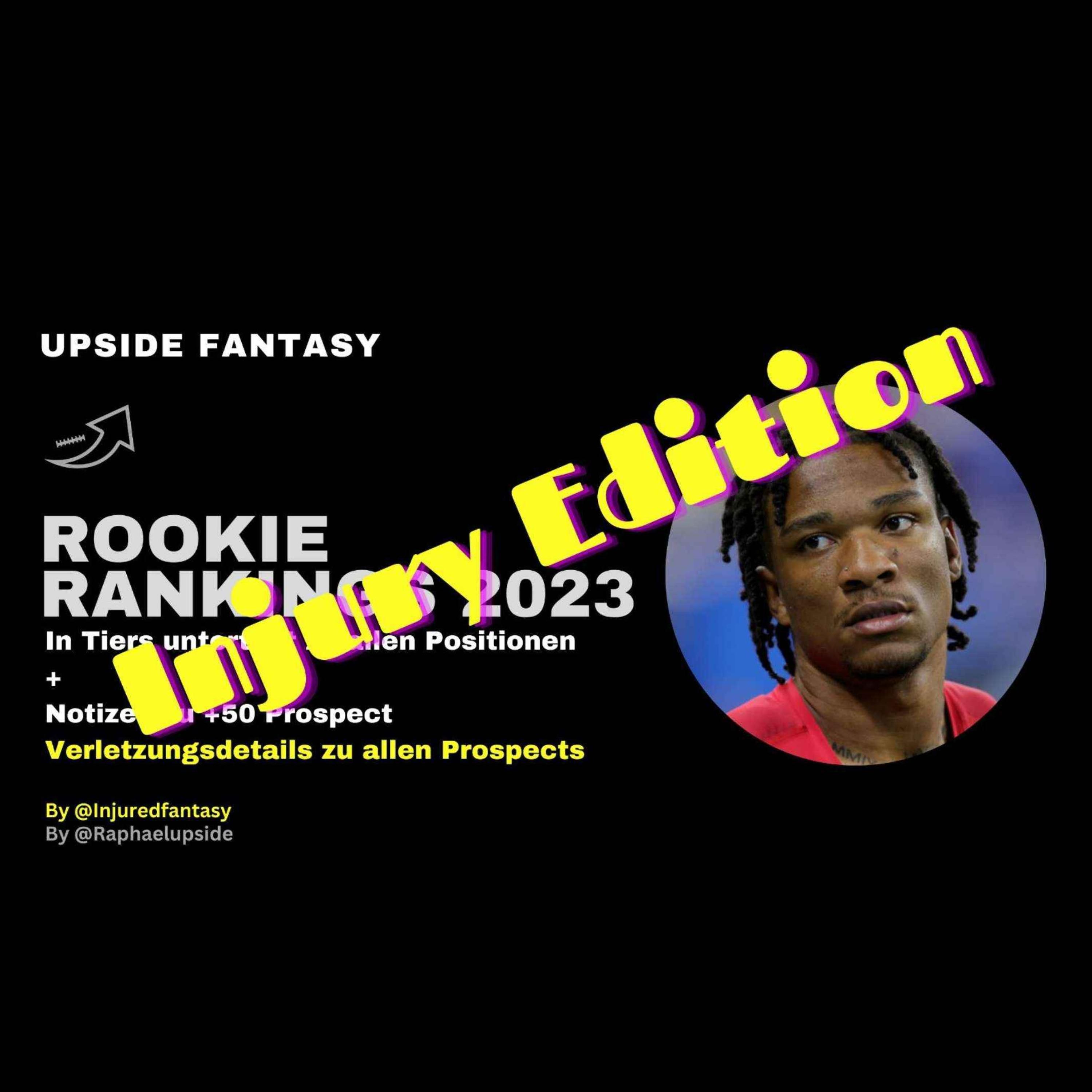 Rookie Injury Report mit @InjuredFantasy
