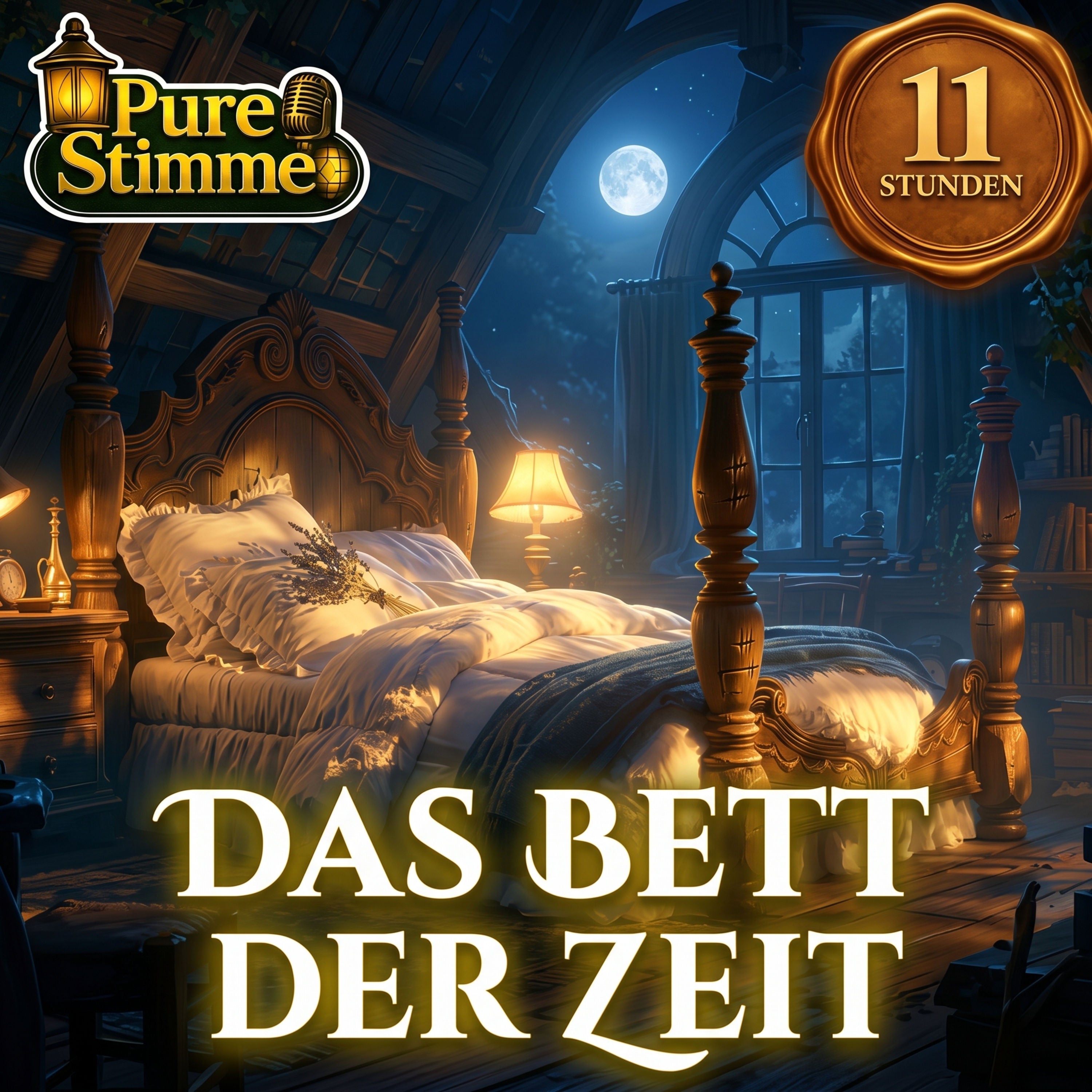 Jonas & Das Bett der Zeit — Hörbuch zum Einschlafen (11 Stunden) | Komplettes Original