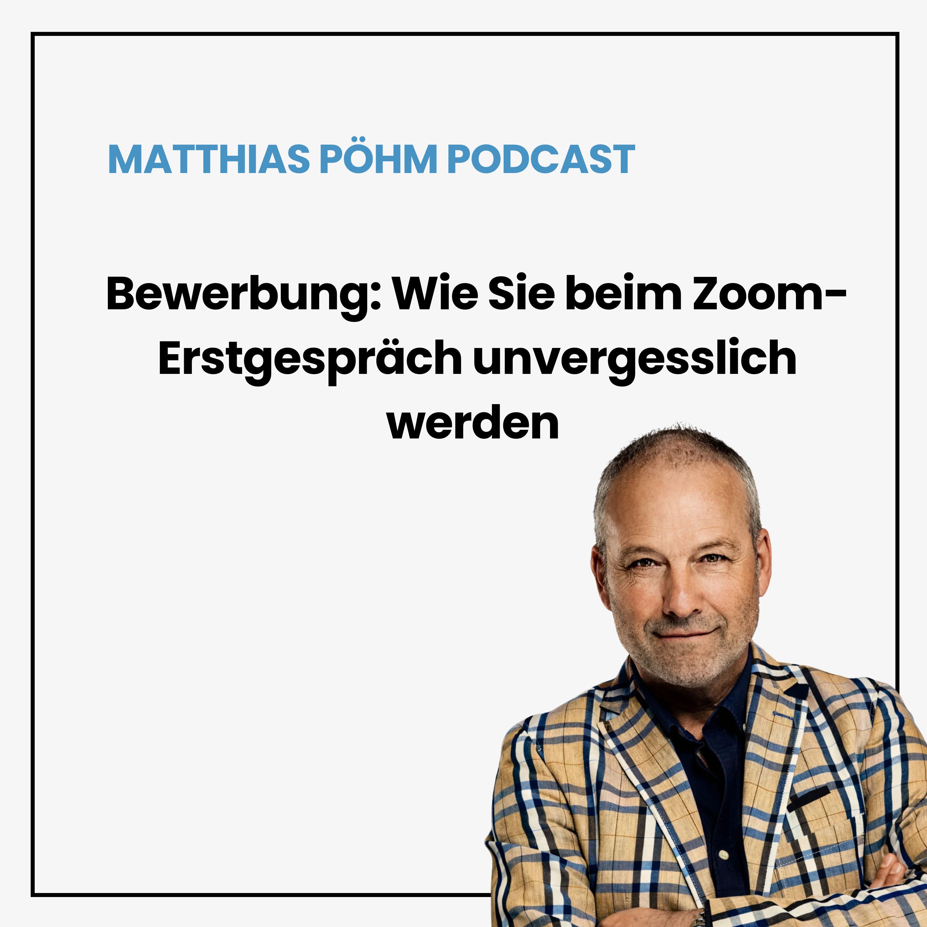 Bewerbung: Wie Sie beim Zoom-Erstgespräch unvergesslich werden