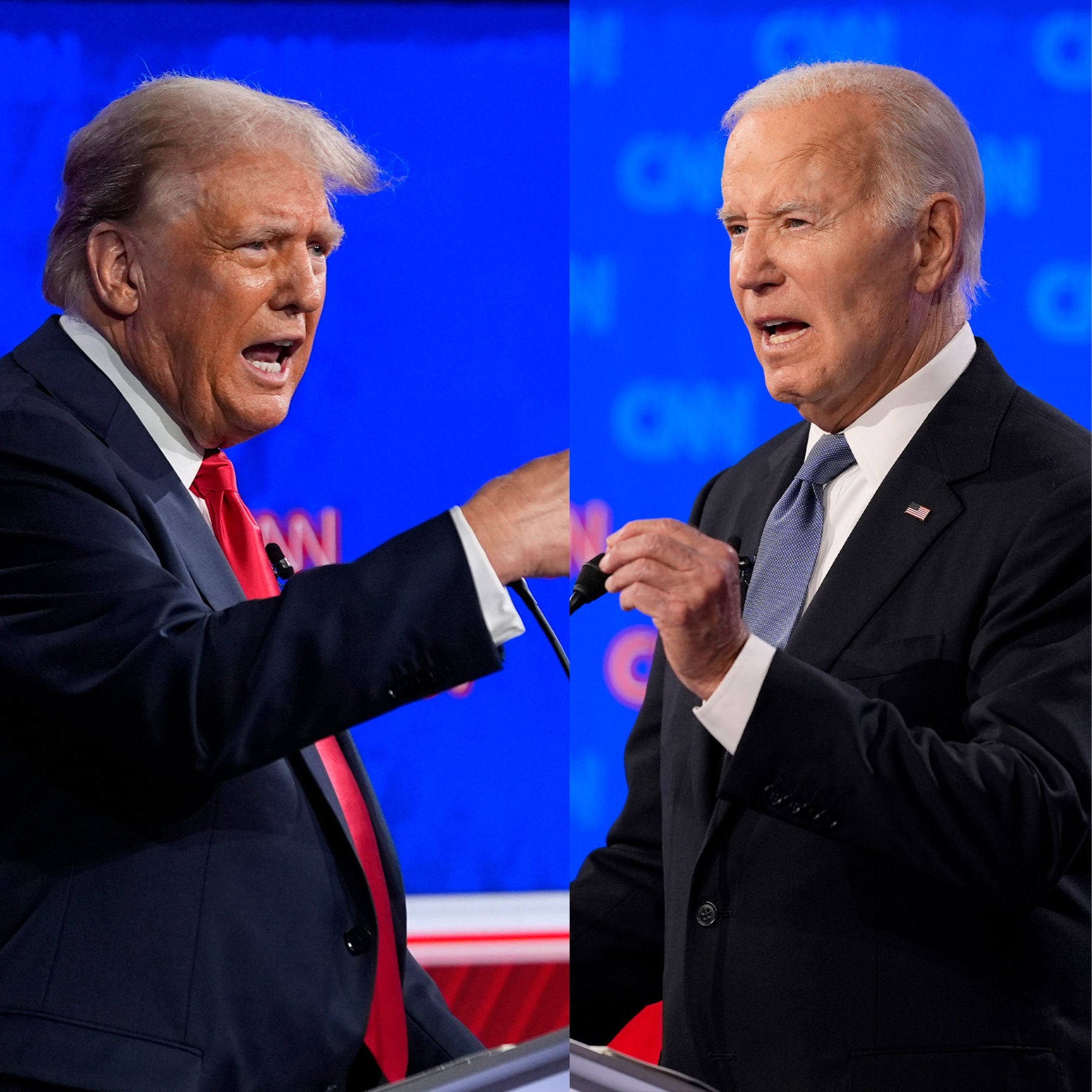 TV-Duell zwischen Biden und Trump