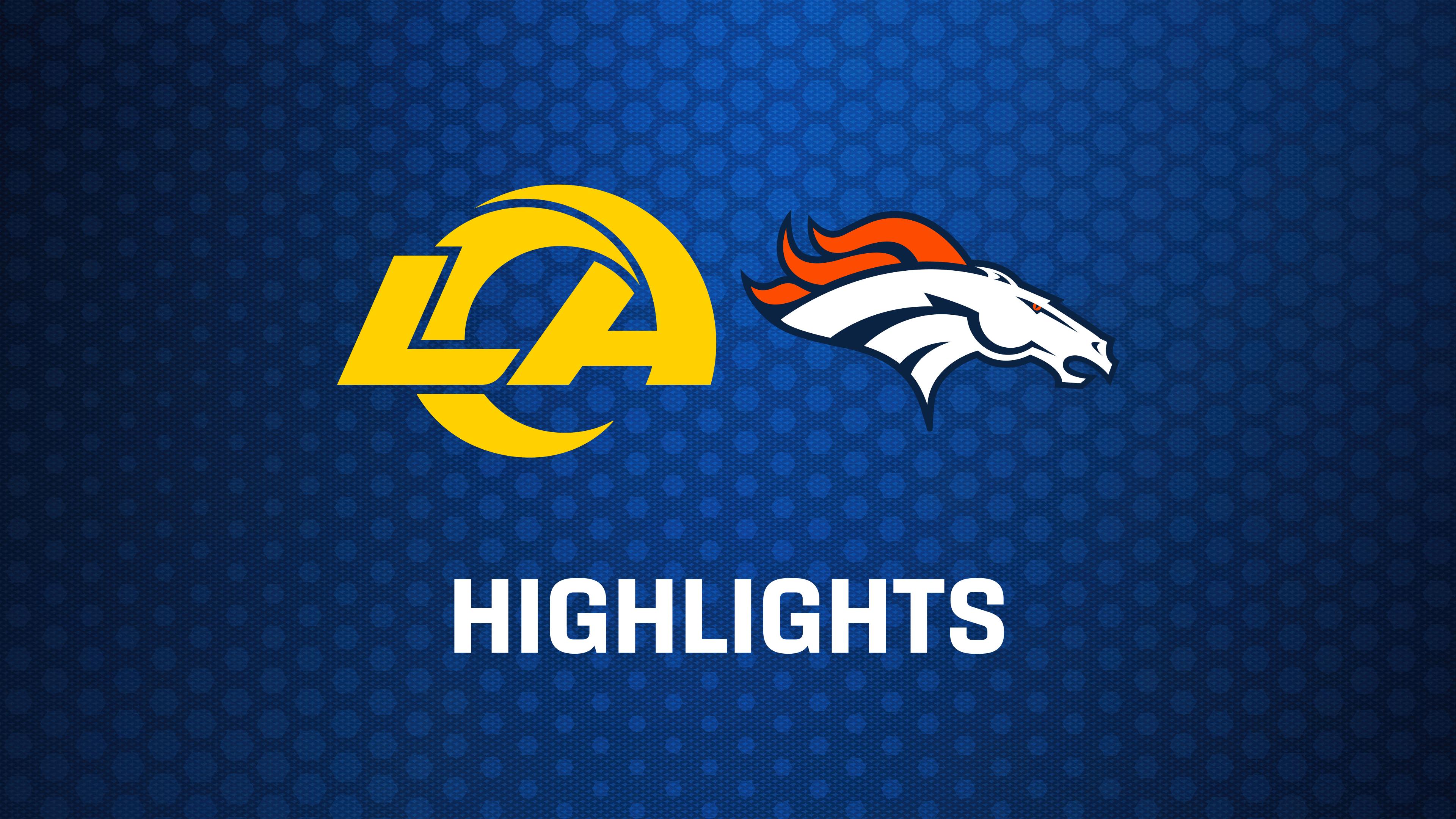 WEEK 3: Sunday Night: Los Angeles Rams at Denver Broncos - Highlights