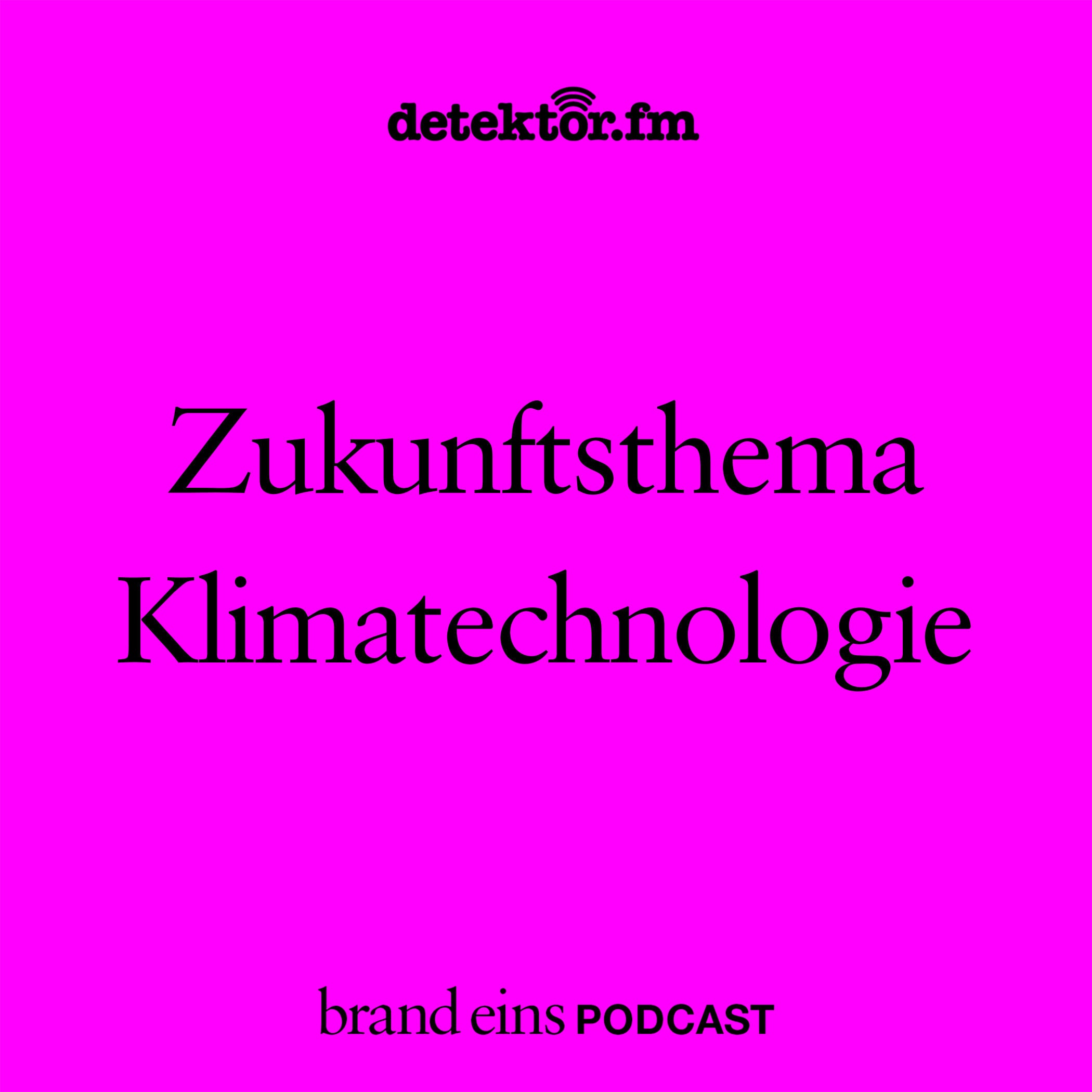 Zukunftsthema Klimatechnologie