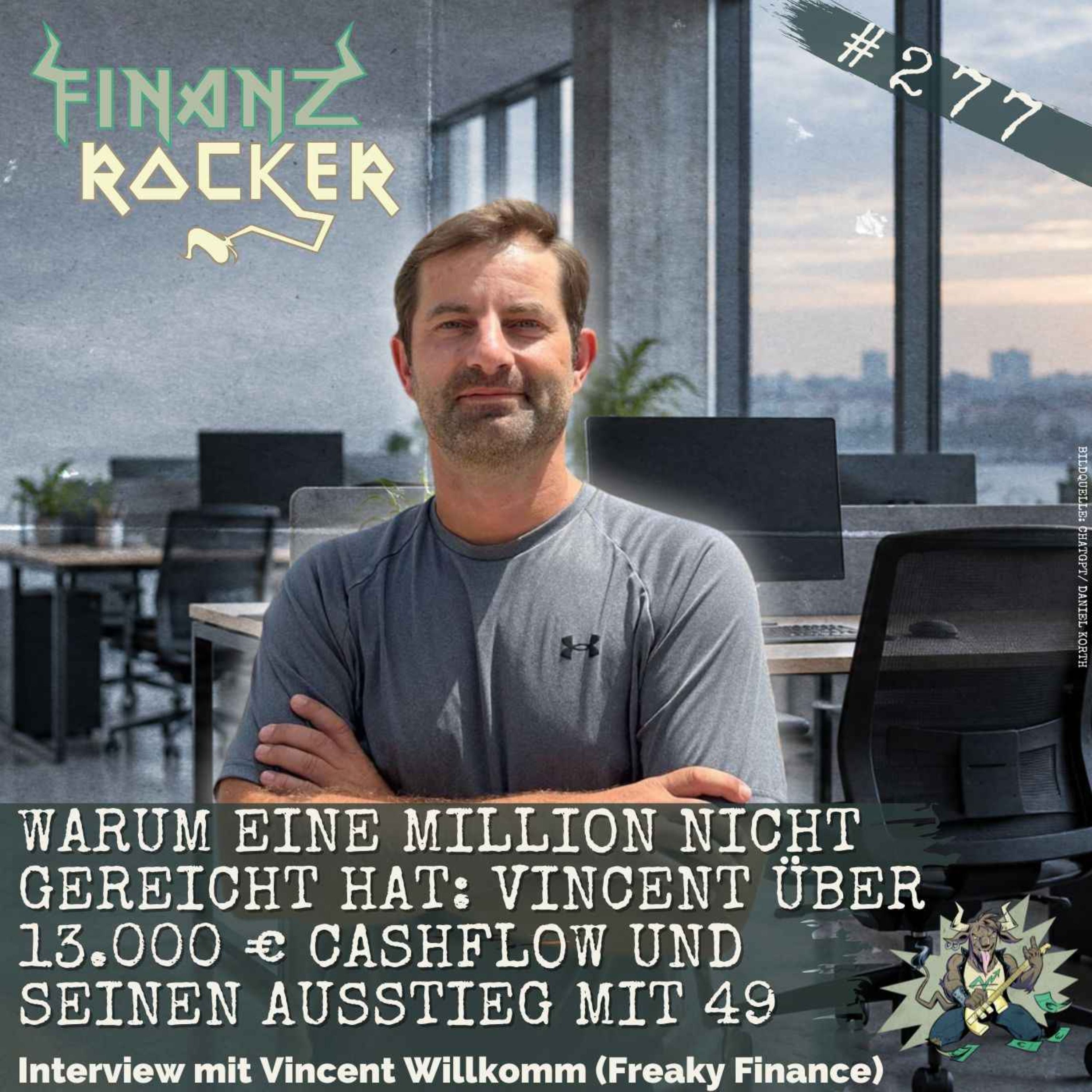 Warum eine Million nicht gereicht hat: Vincent Willkomm über 13.000 € monatlichen Cashflow und seinen Ausstieg mit 49