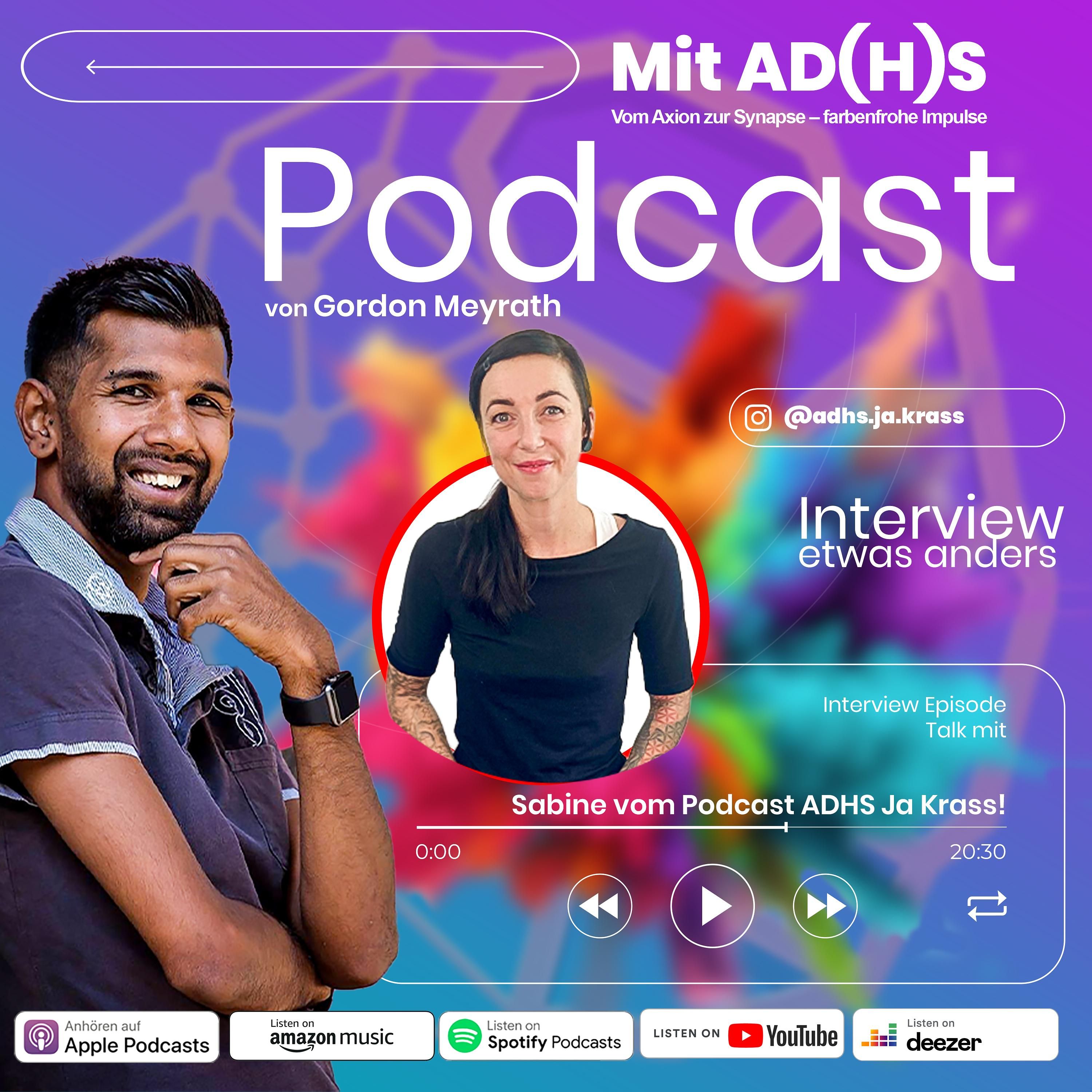 Episode 3 - Ein außergewöhnliches Interview: Sabine von "ADHS Ja krass!!!" im Gespräch