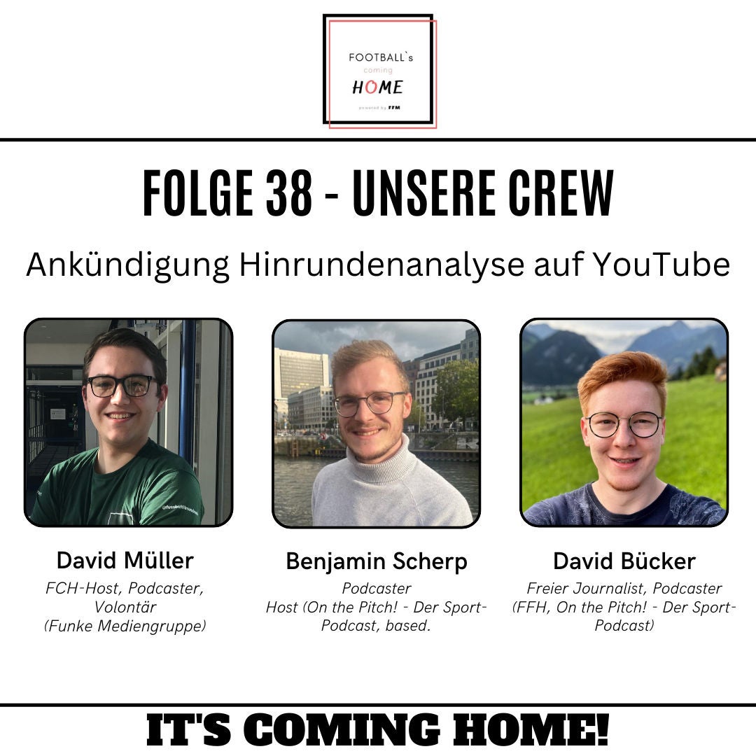 #38 - Ankündigung Hinrundenanalyse auf YouTube
