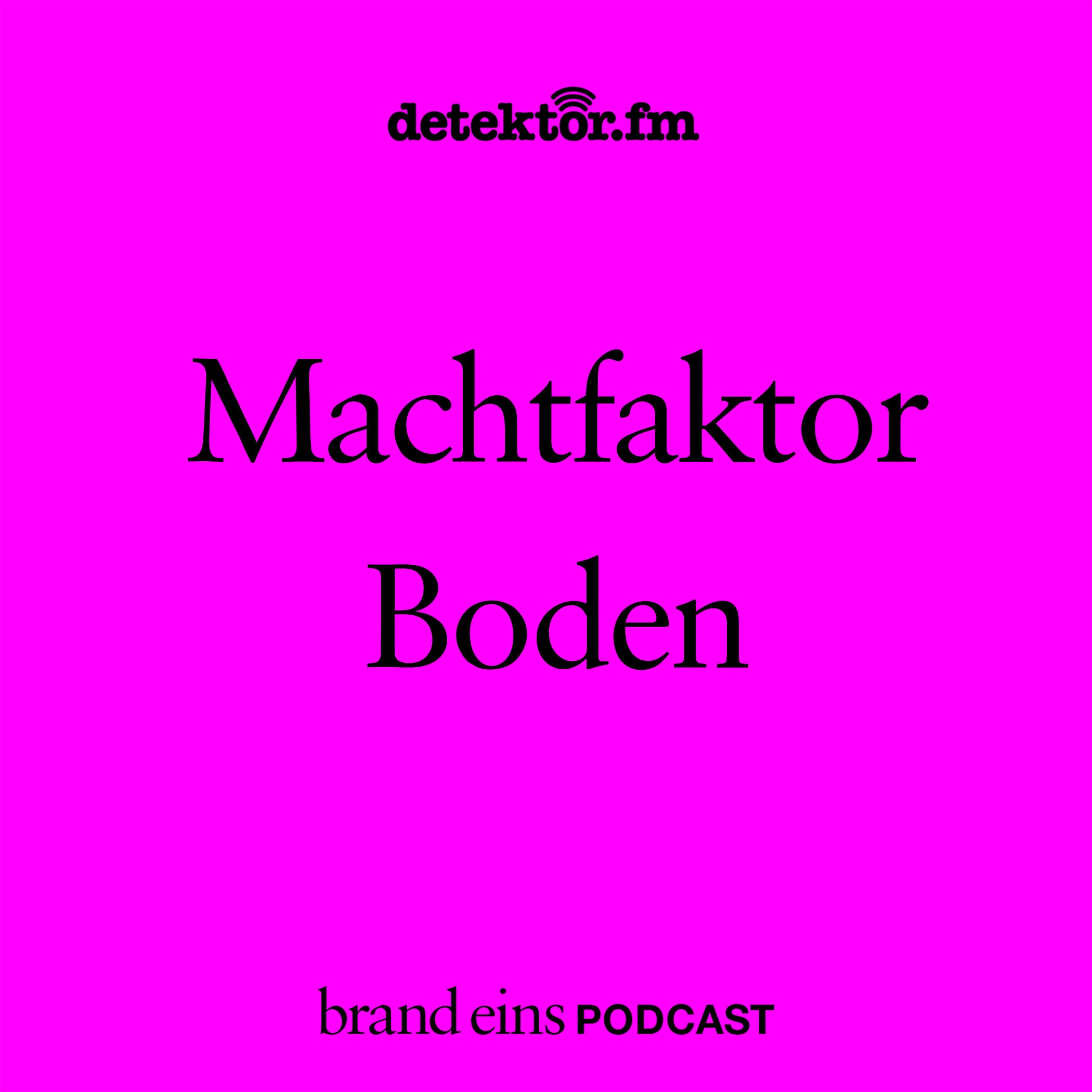 Machtfaktor Boden