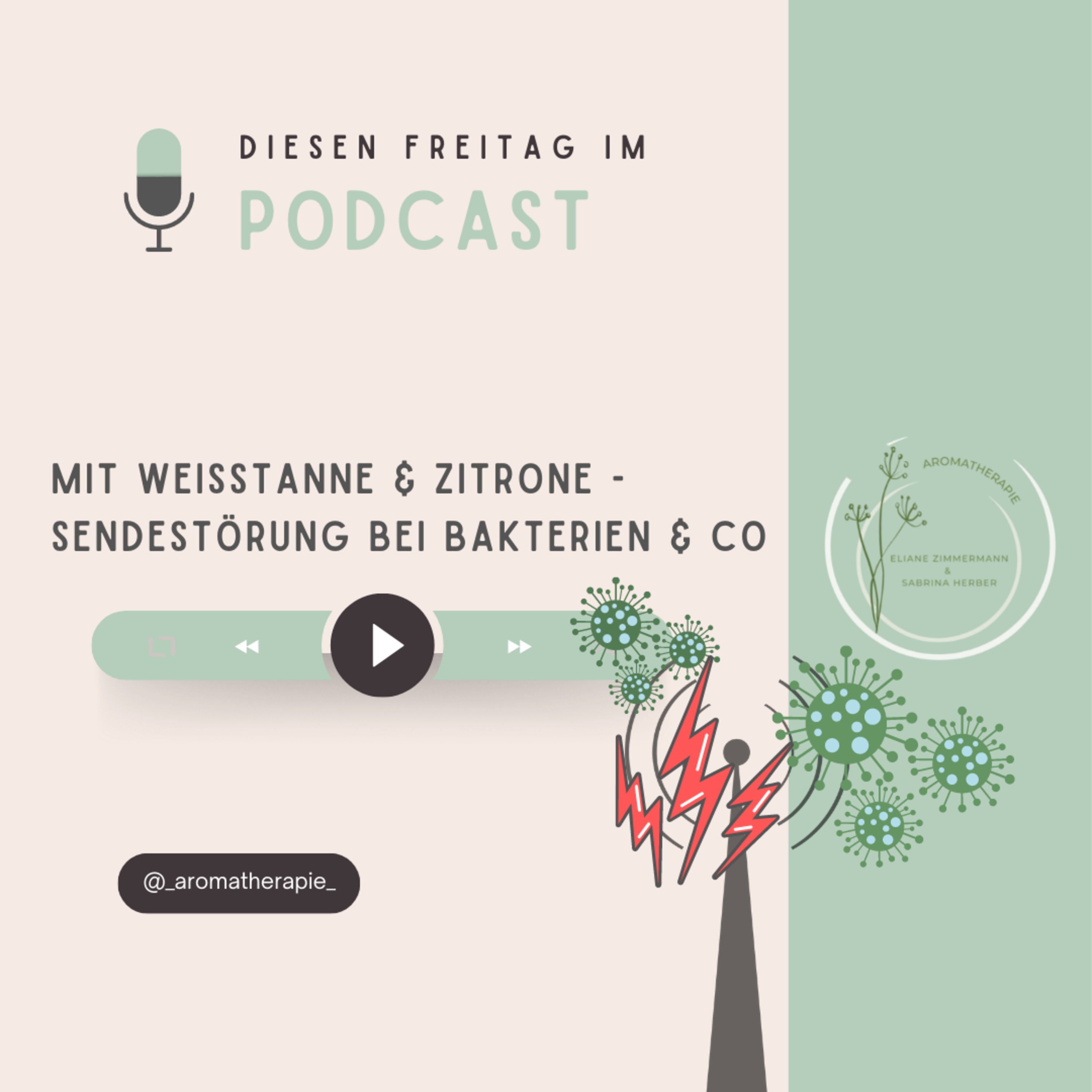 Mit Weißtanne & Zitrone: Sendestörung bei Bakterien & Co