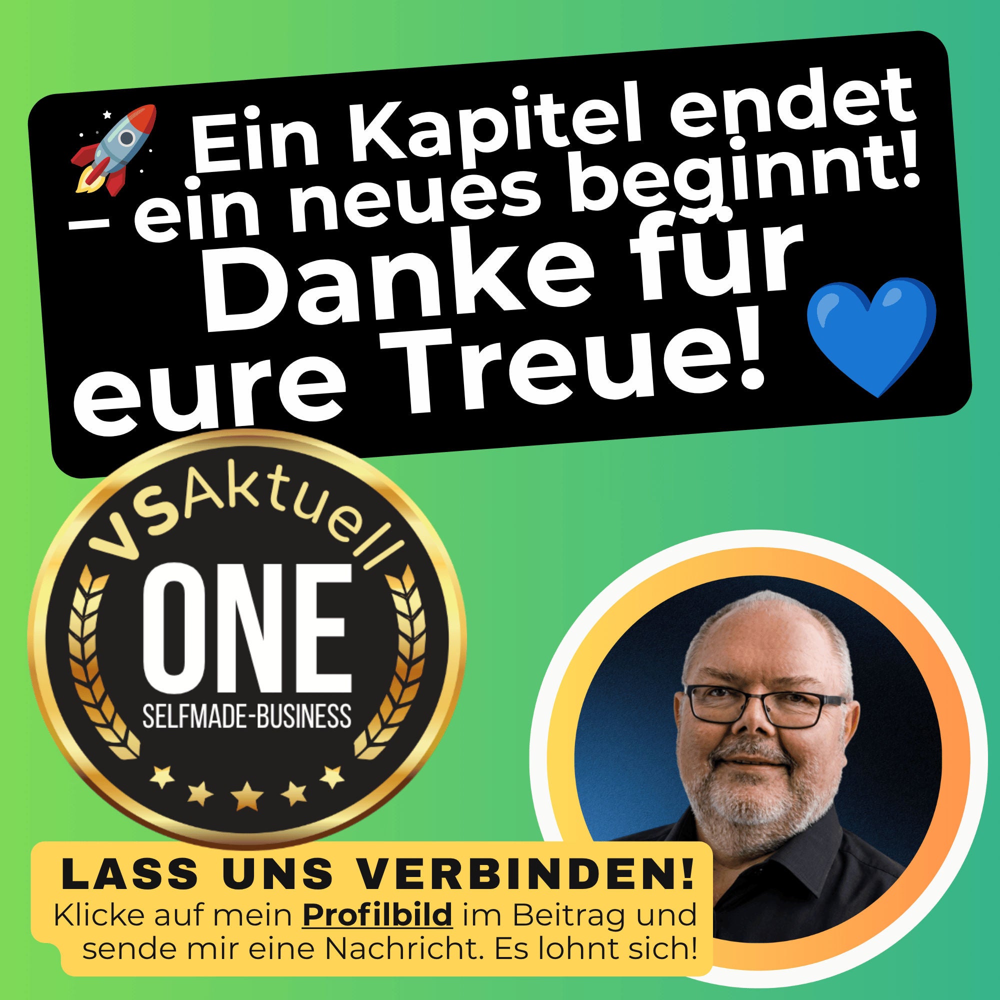 🚀 Ein Kapitel endet – ein neues beginnt! Danke für eure Treue! 💙
