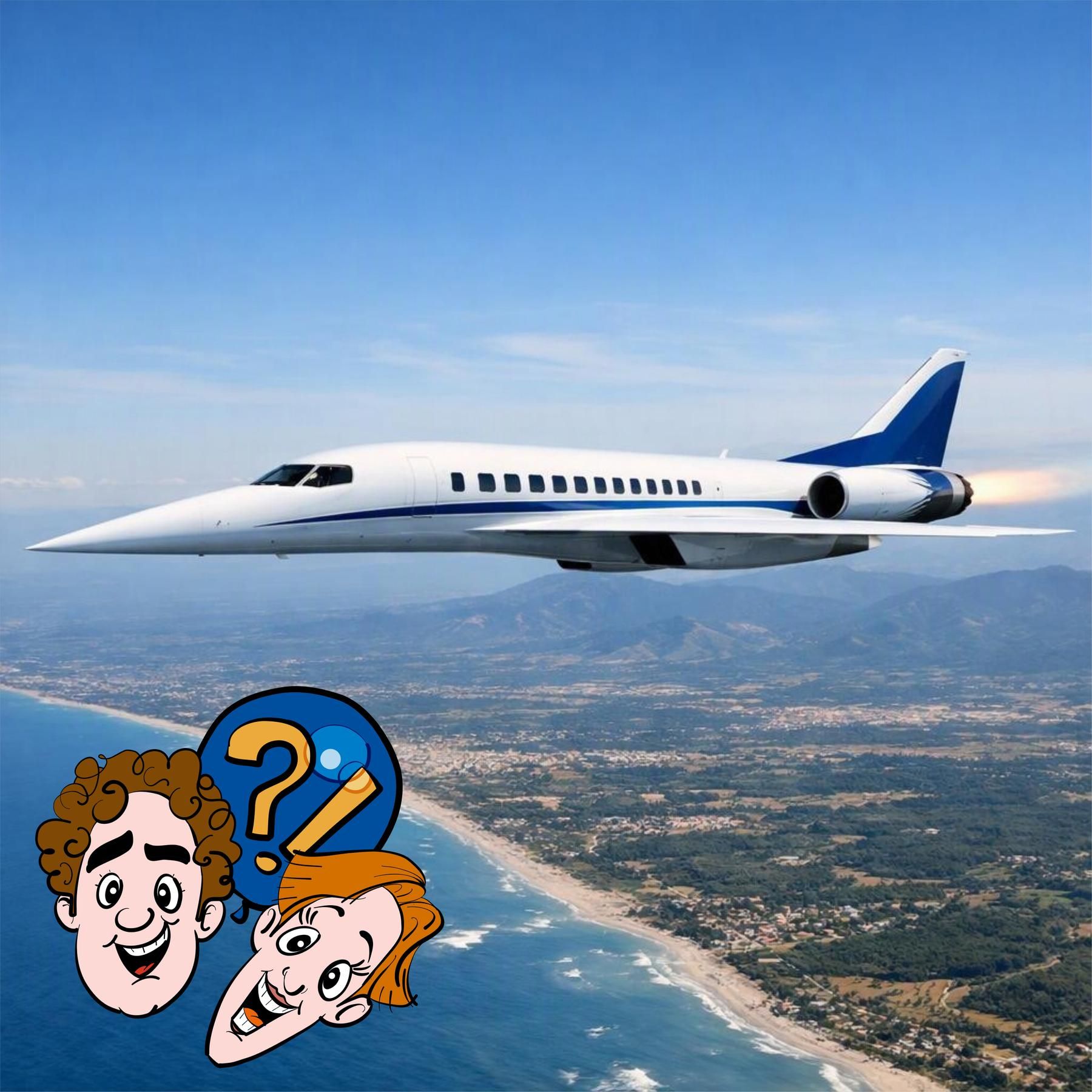 Hört man in einem Überschallflugzeug überhaupt noch Geräusche?