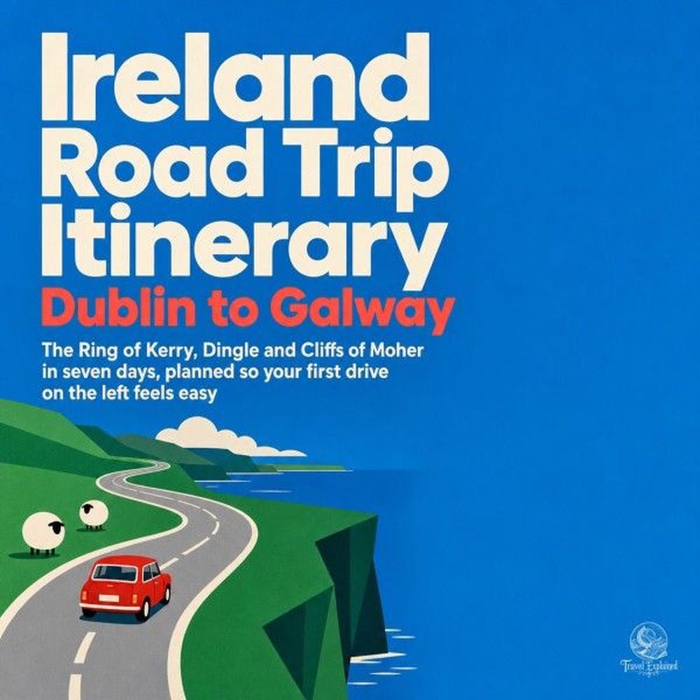 Ireland Road Trip Itinerary Dublin to Galway
