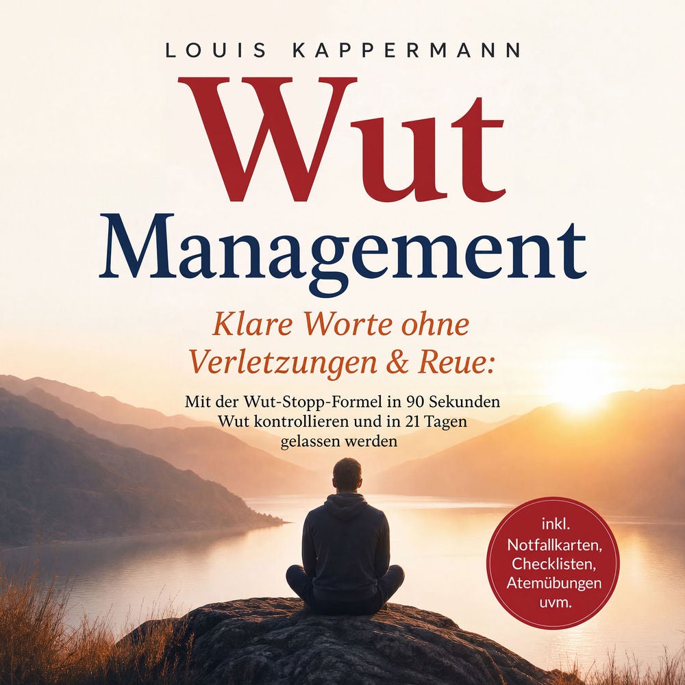 Wut Management - Klare Worte ohne Verletzungen & Reue: Mit der Wut-Stopp-Formel in 90 Sekunden Wut kontrollieren und in 21 Tagen g