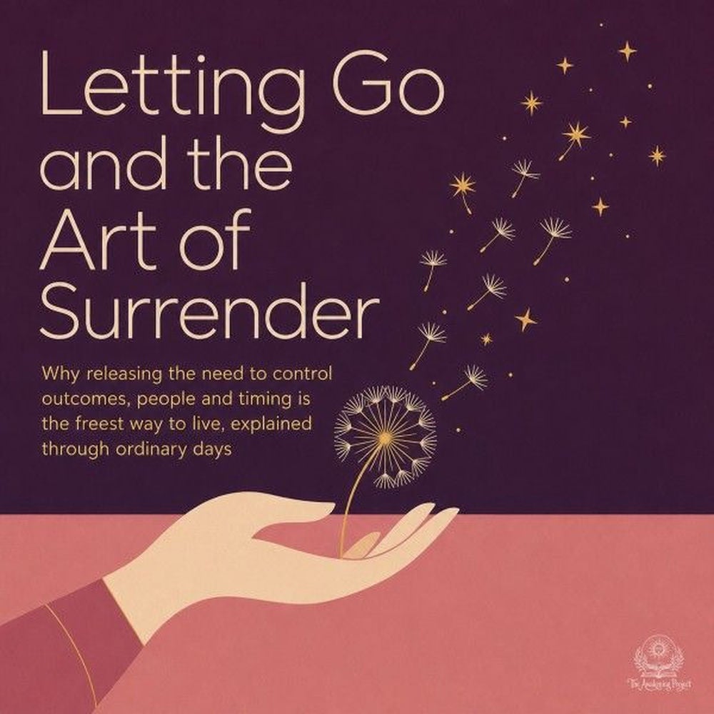 Letting Go and the Art of Surrender