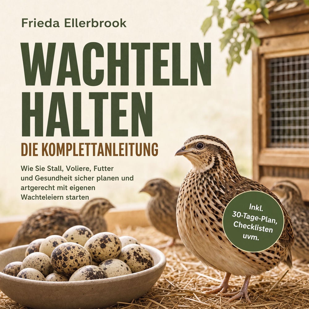 Wachteln halten - Die Komplettanleitung: Wie Sie Stall, Voliere, Futter und Gesundheit sicher planen und artgerecht mit eigenen Wa