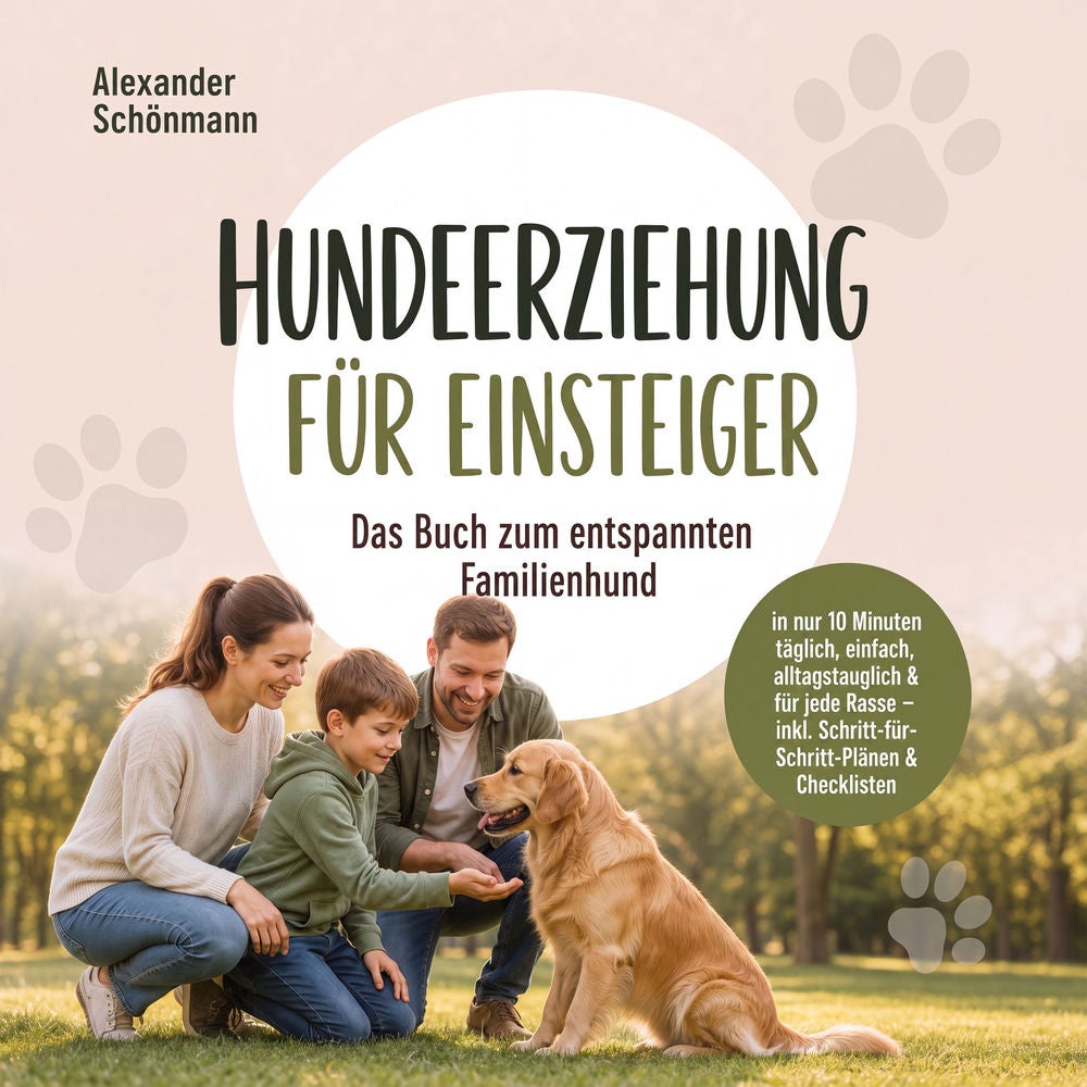 Hundeerziehung für Einsteiger: Das Buch zum entspannten Familienhund – in nur 10 Minuten täglich, einfach, alltagstauglich & für j