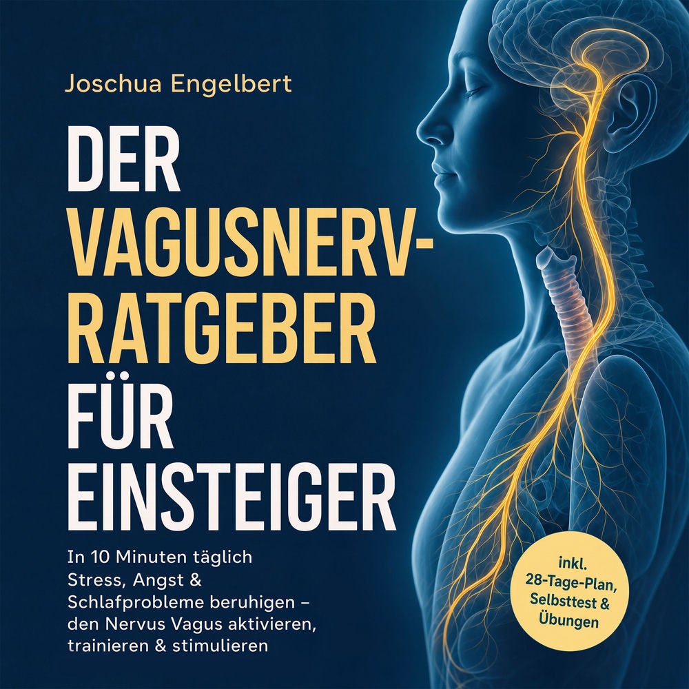 Der Vagusnerv-Ratgeber für Einsteiger: In 10 Minuten täglich Stress, Angst & Schlafprobleme beruhigen – den Nervus Vagus aktiviere