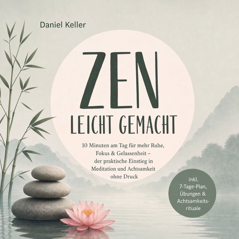 Zen leicht gemacht: 10 Minuten am Tag für mehr Ruhe, Fokus & Gelassenheit – der praktische Einstieg in Meditation und Achtsamkeit