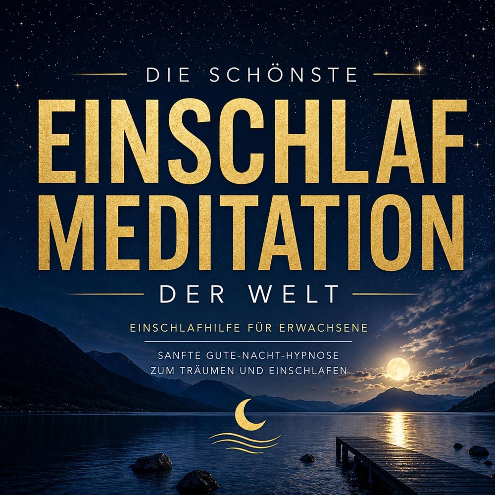 Die schönste Einschlafmeditation der Welt - Einschlafhilfe für Erwachsene – Sanfte Gute-Nacht-Hypnose zum Träumen und Einschlafen