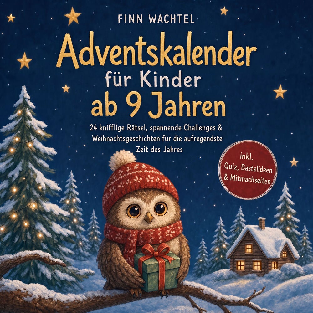 Adventskalender für Kinder ab 9 Jahren: 24 knifflige Rätsel, spannende Challenges & Weihnachtsgeschichten für die aufregendste Zei