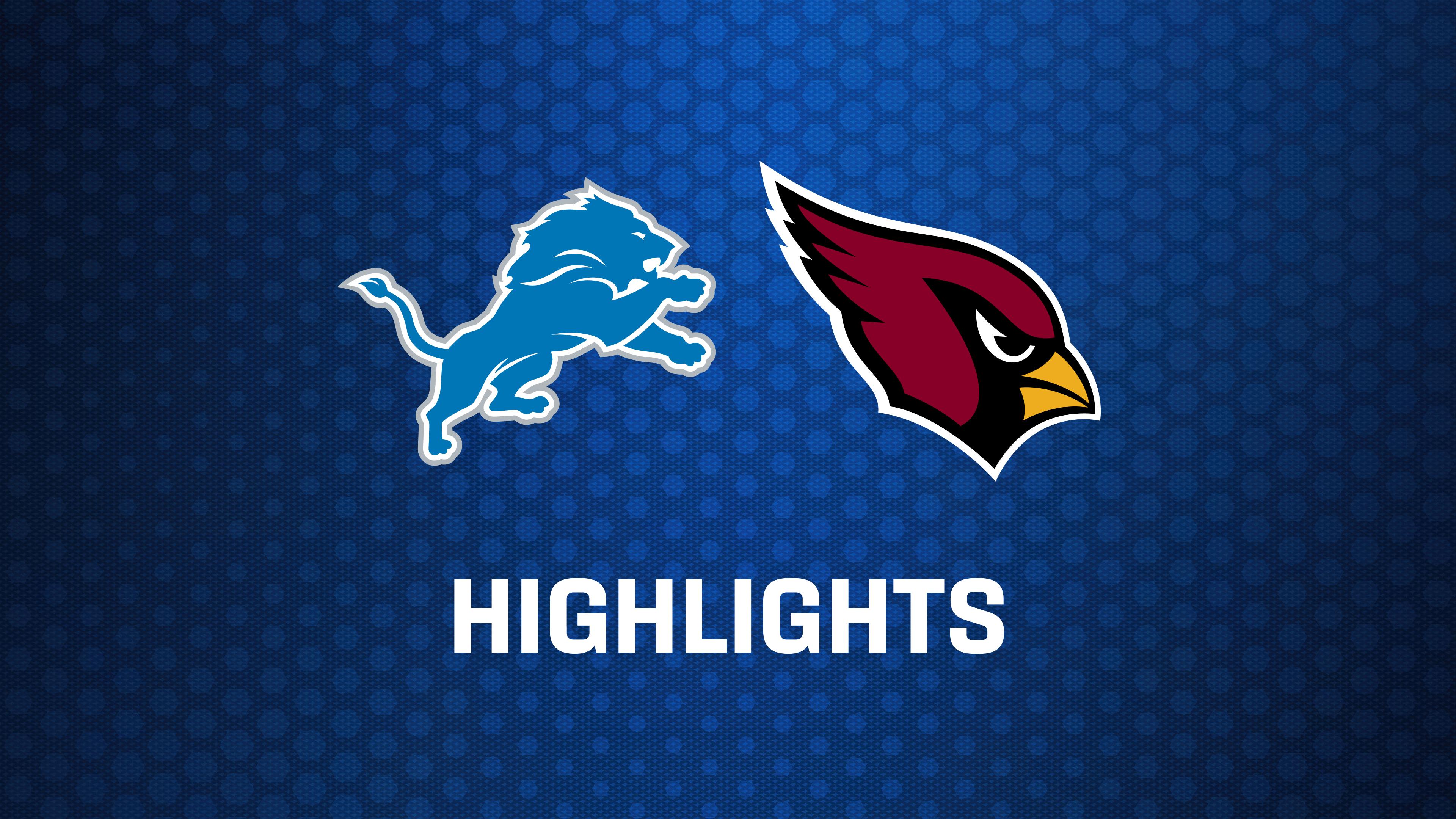 WEEK 5: Detroit Lions at Arizona Cardinals - Highlights