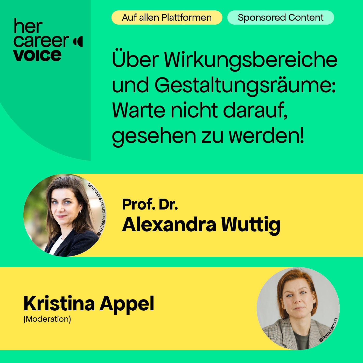 Über Wirkungsbereiche und Gestaltungsräume: "Warte nicht darauf, gesehen zu werden!"