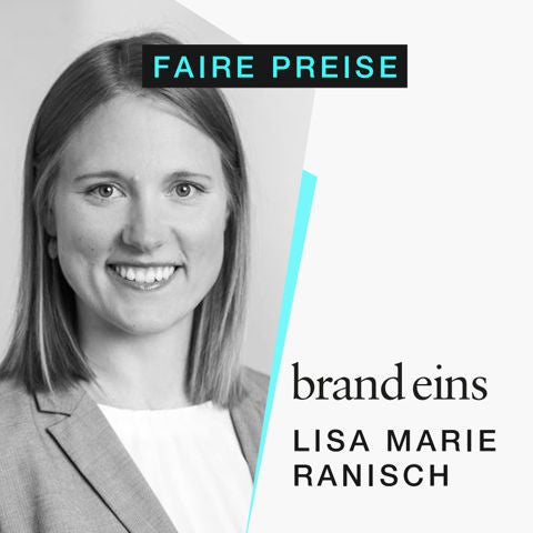 Lisa Marie Ranisch: Wann ist ein Preis fair?
