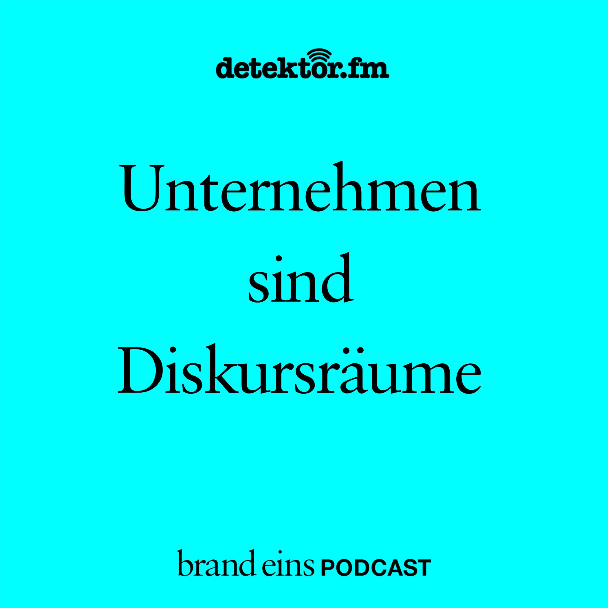 Unternehmen sind Diskursräume