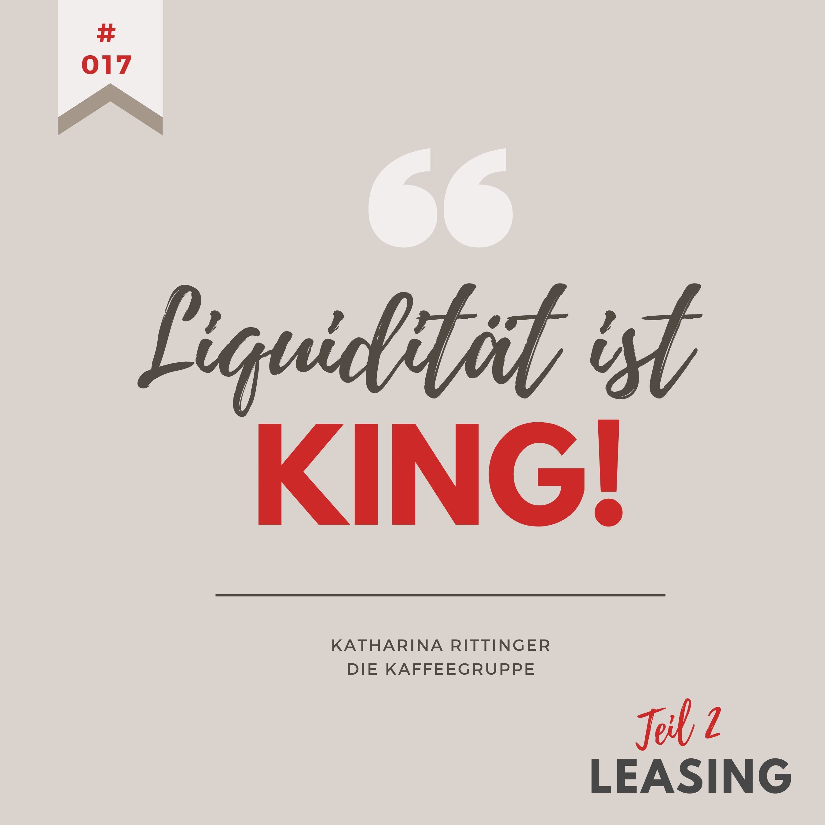 Leasing - Liquidität ist King: Kaffeemaschinenfinanzierung Teil 2