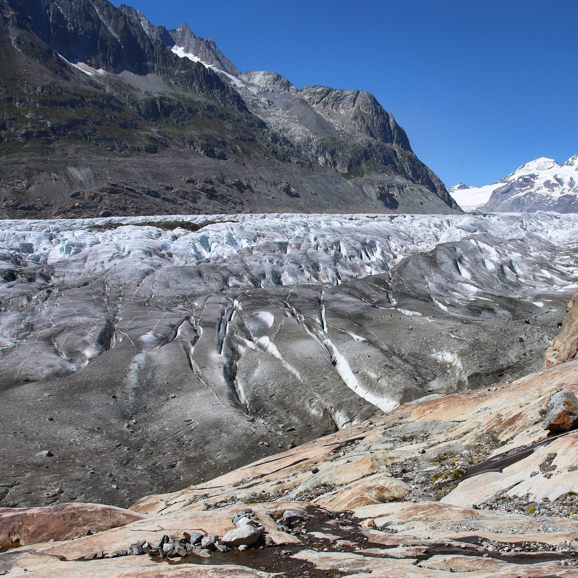Dramatischer Gletscherschwund - auch am Aletsch